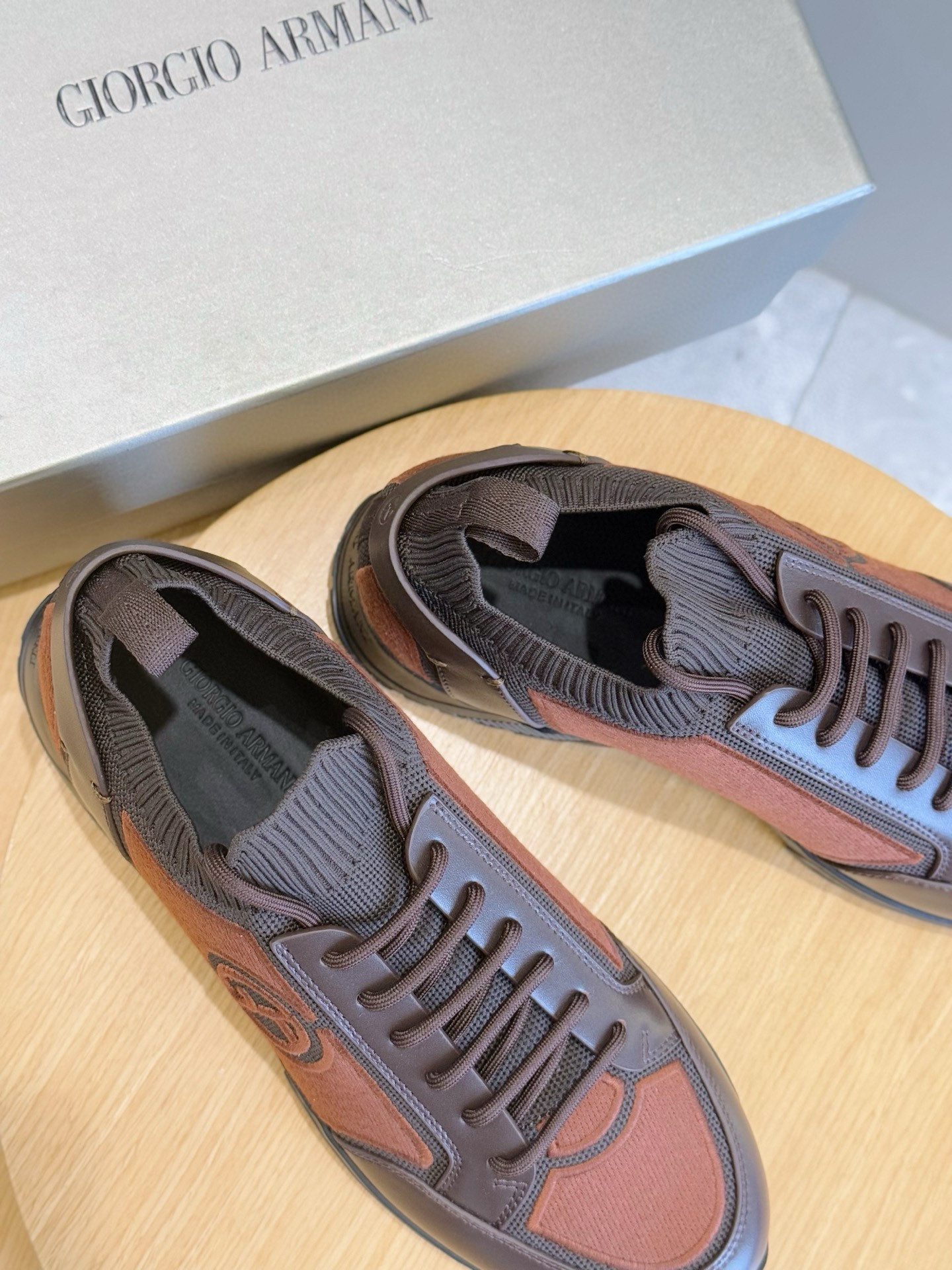 Armani Sneakers Mesh Lightweight M-s