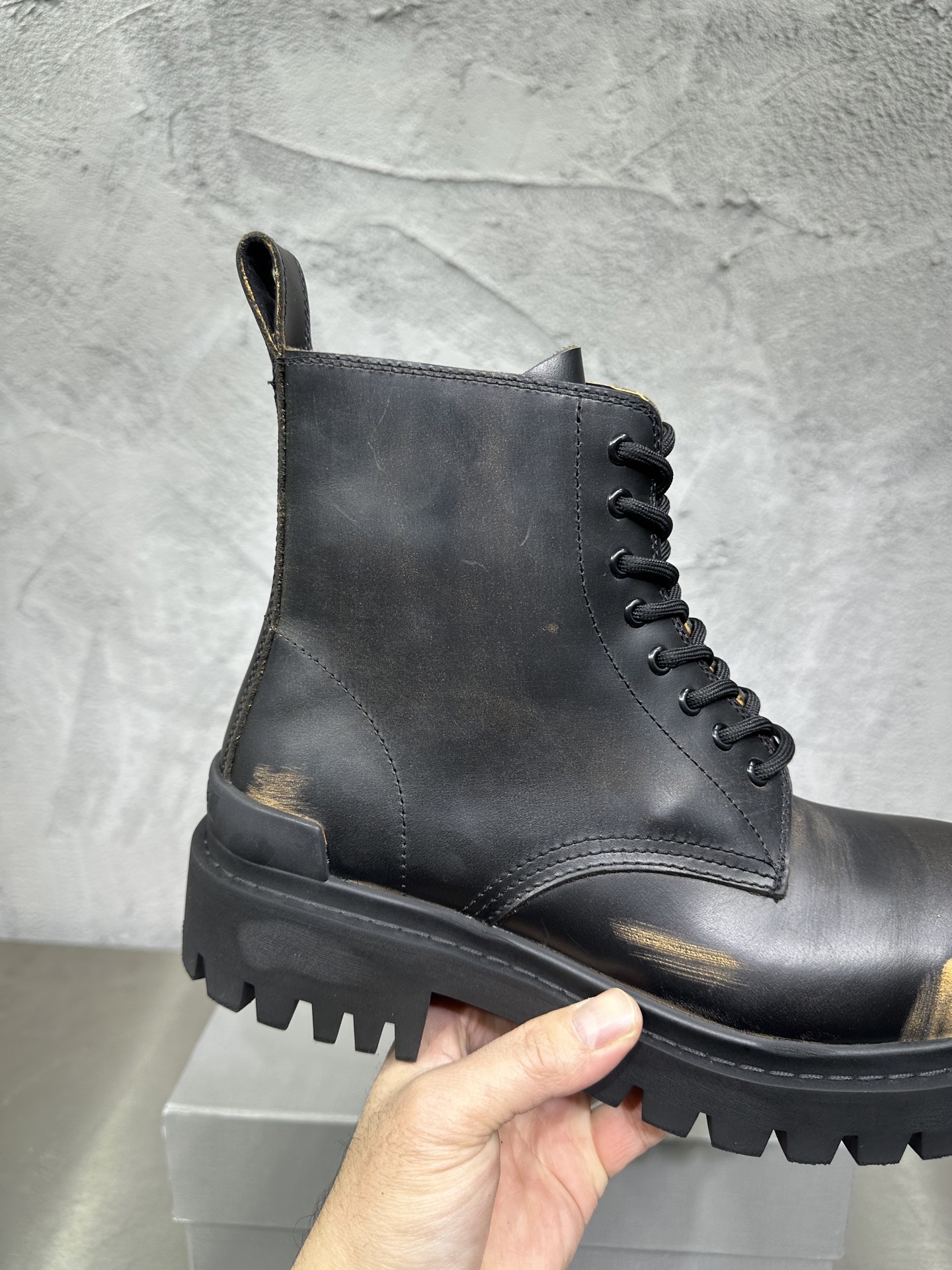 Male Boots Cow Leather 46-l