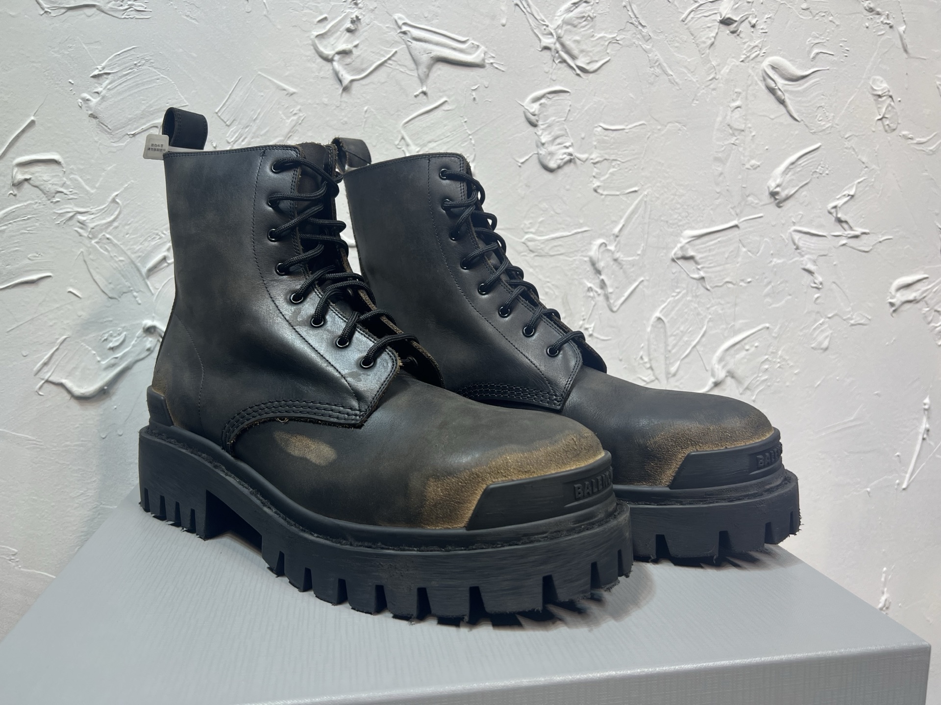 Balenciaga Male Boots Cow Leather 46-m-l-s