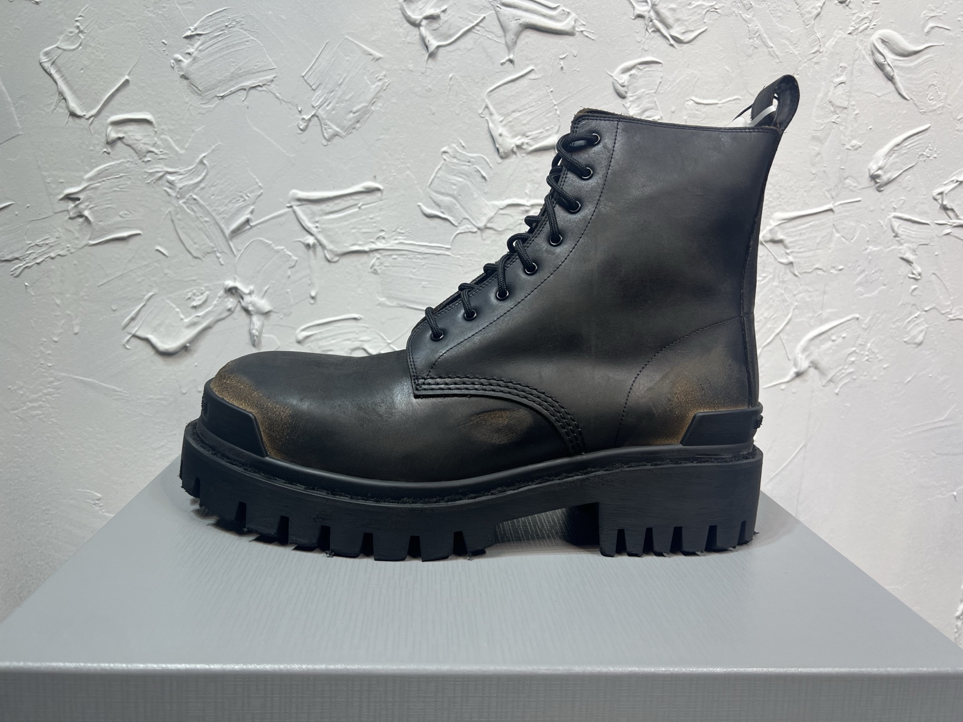 Balenciaga Male Boots Cow Leather 46-m-l-s
