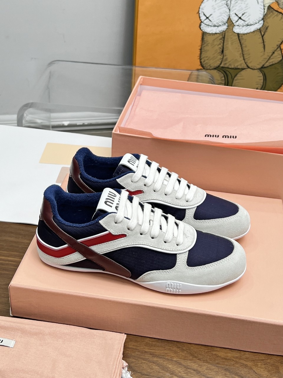 Miu Miu Male Basic Shoes Mesh Lightweight M