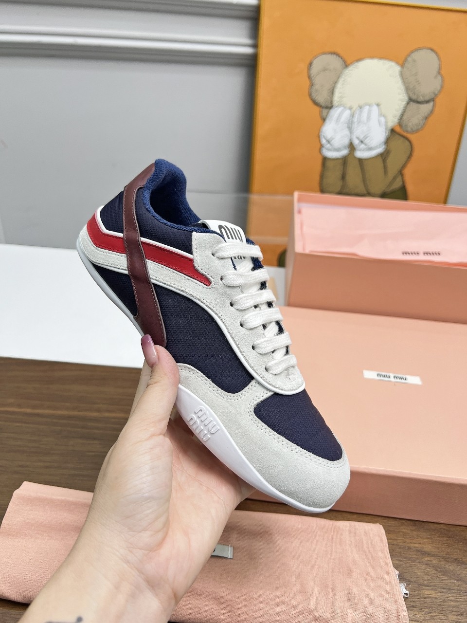 Miu Miu Male Basic Shoes Mesh Lightweight M