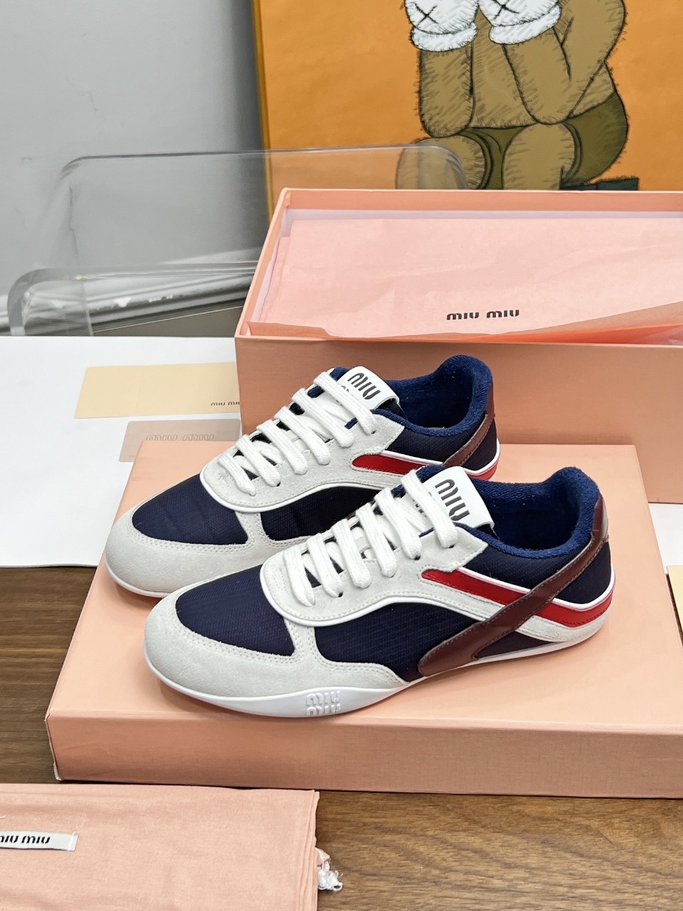 Miu Miu Male Basic Shoes Mesh Lightweight M