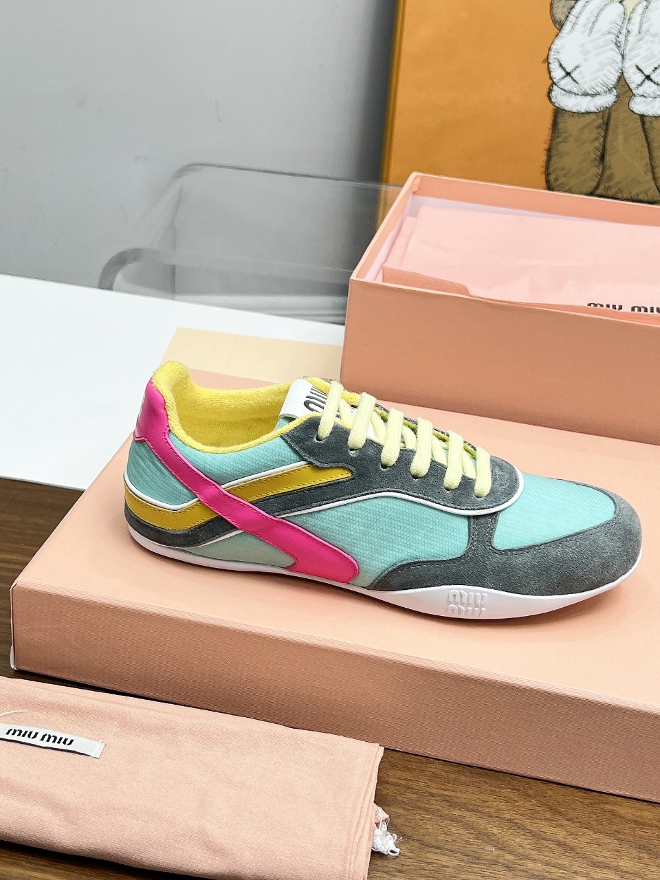 Miu Miu Male Basic Shoes Mesh Lightweight M