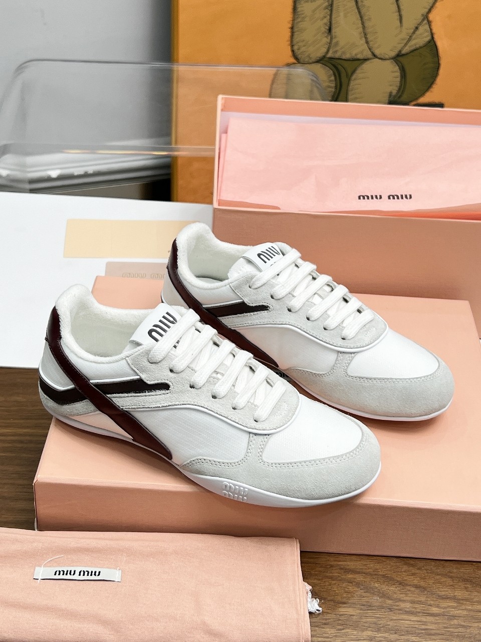 Miu Miu Male Basic Shoes Mesh Lightweight M