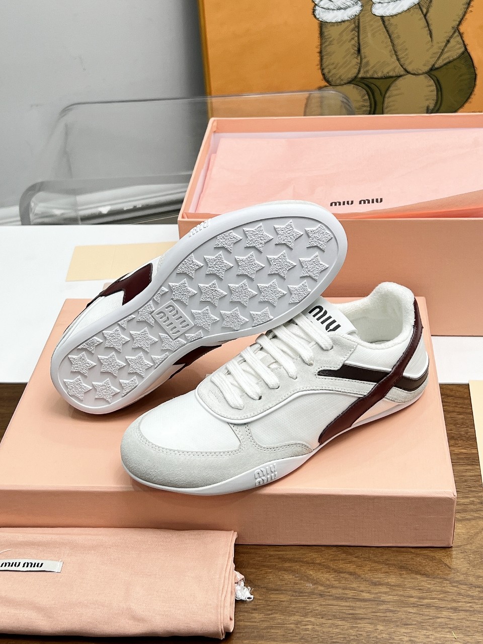 Miu Miu Male Basic Shoes Mesh Lightweight M