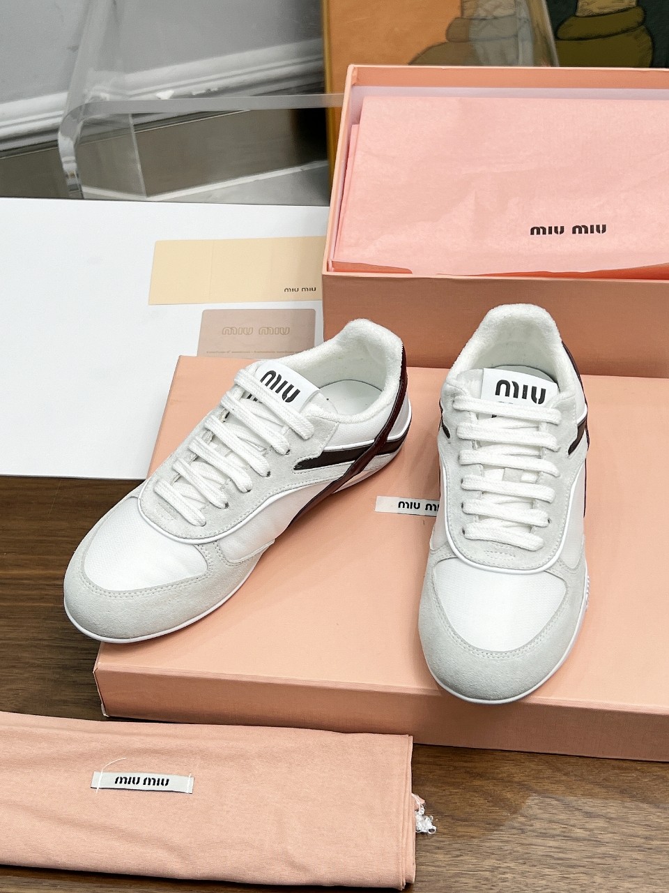 Miu Miu Male Basic Shoes Mesh Lightweight M