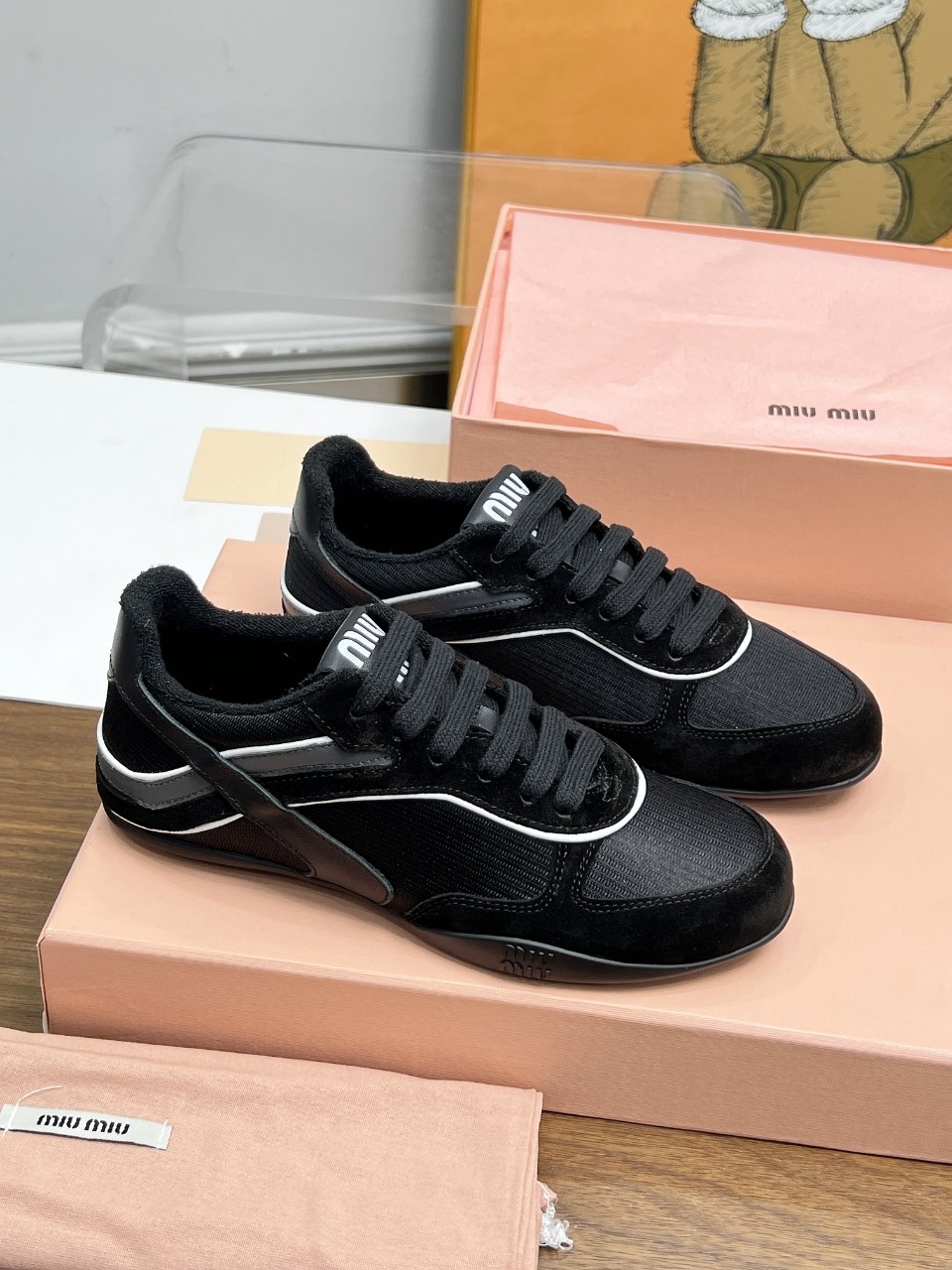 Miu Miu Male Basic Shoes Mesh Lightweight M