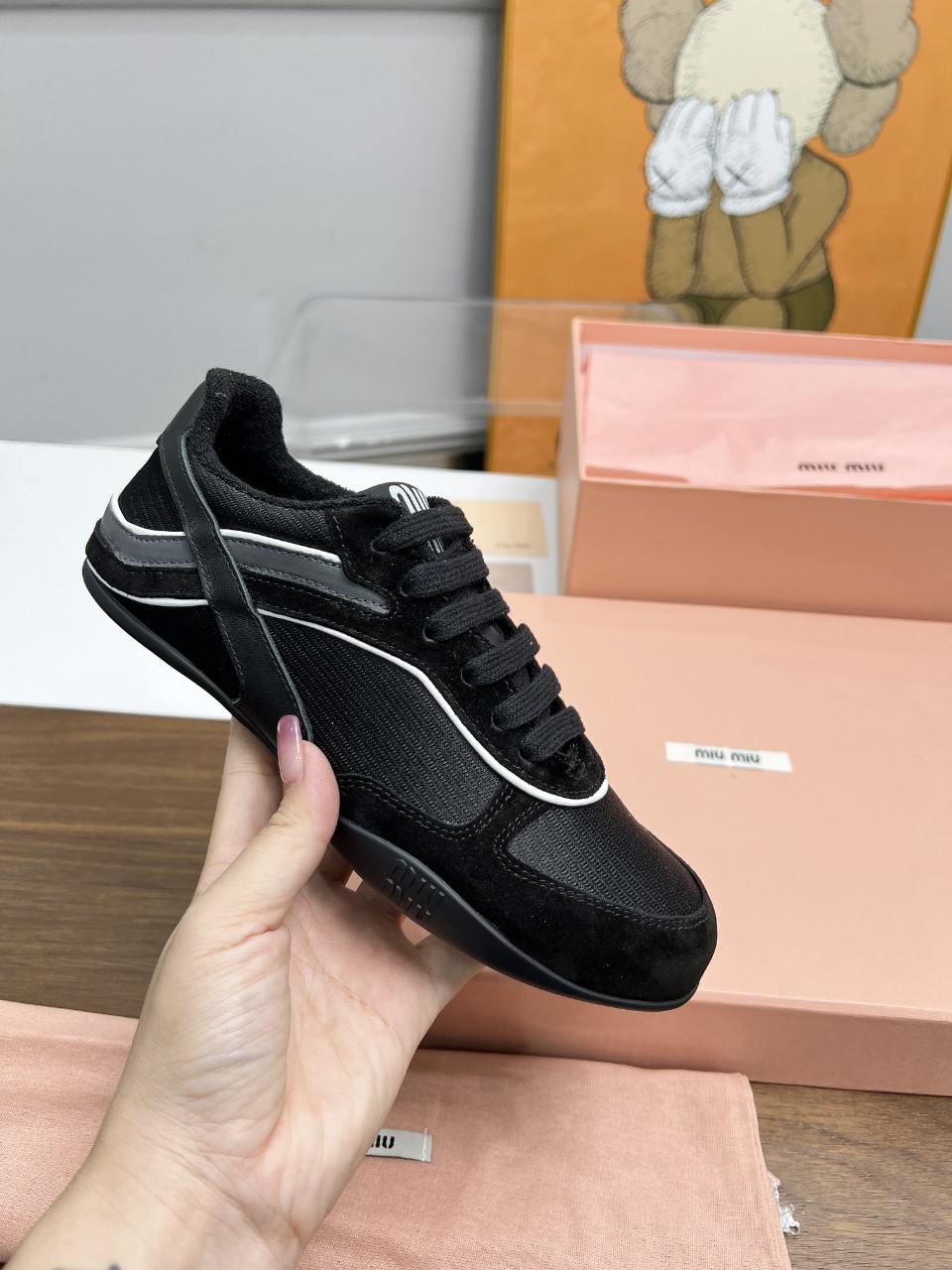 Miu Miu Male Basic Shoes Mesh Lightweight M