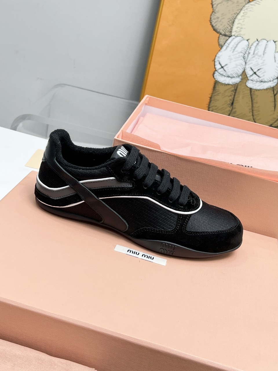 Miu Miu Male Basic Shoes Mesh Lightweight M