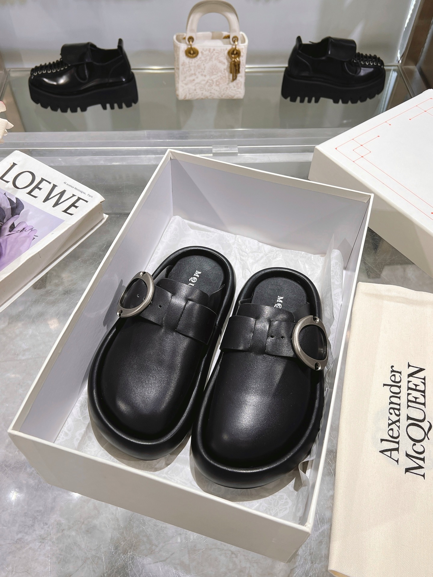 Alexander Mcqueen Couple Slippers M