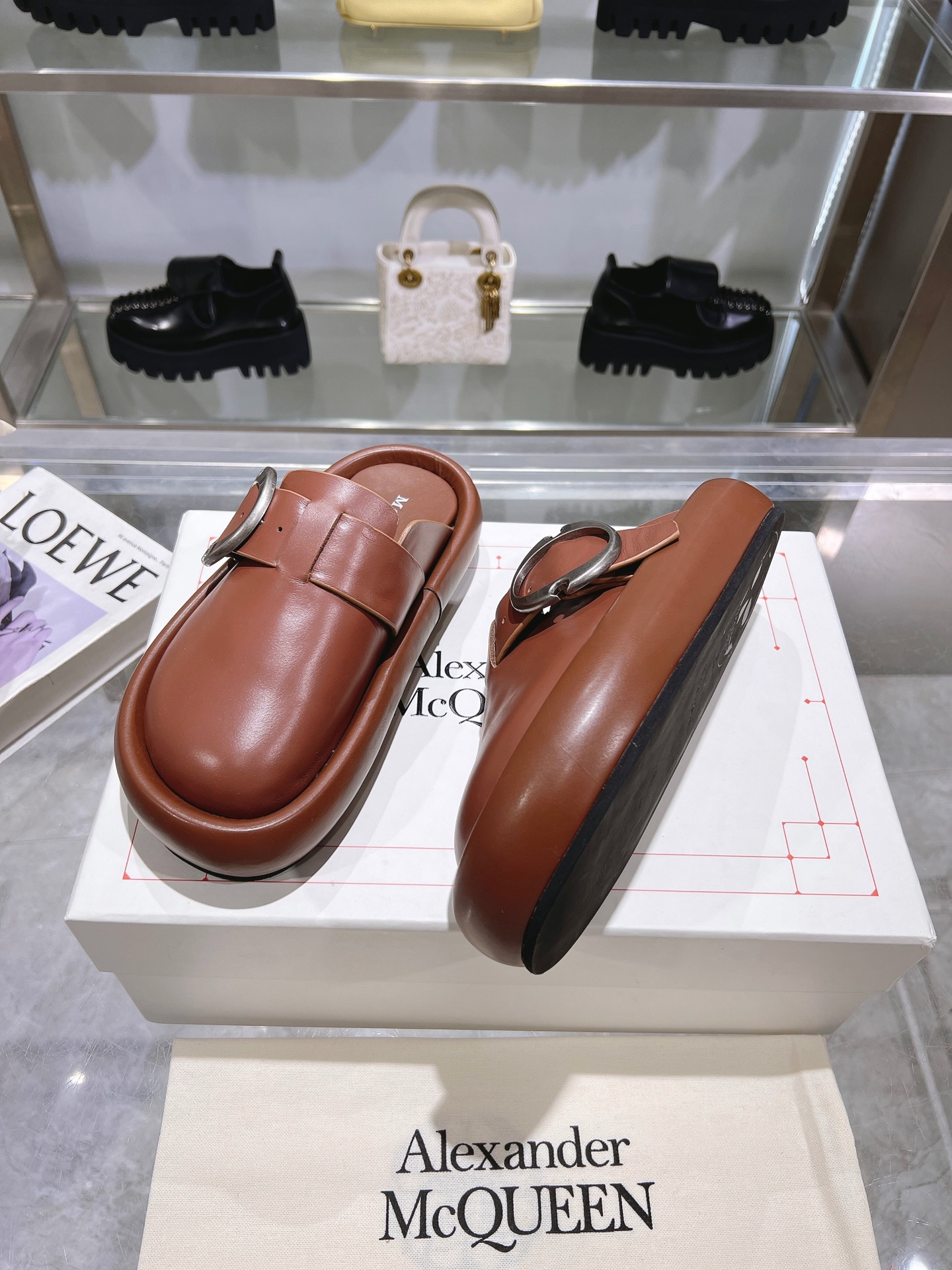 Alexander Mcqueen Couple Slippers M