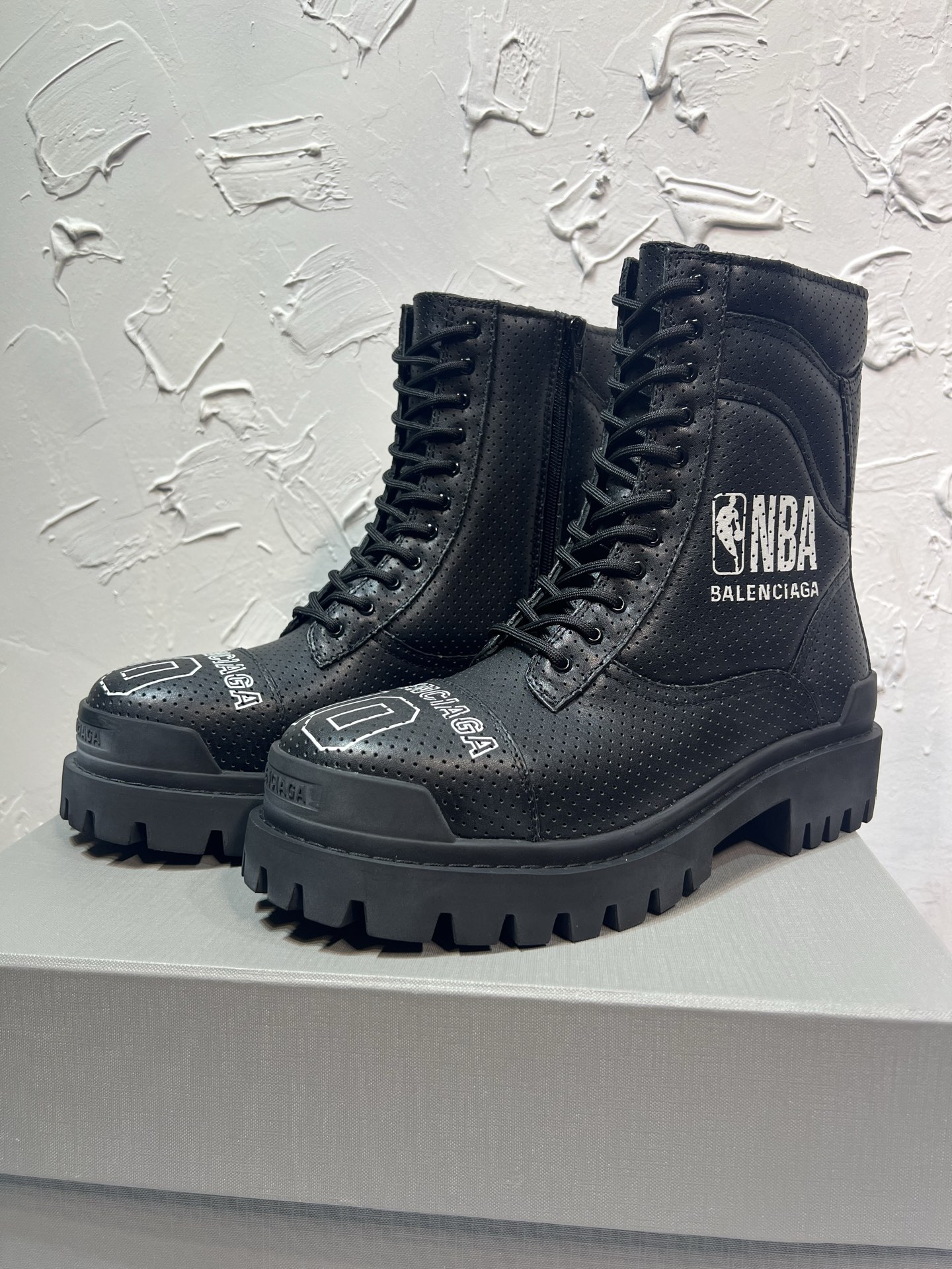 New Balance Male Boots Cow Leather Black M-l-s