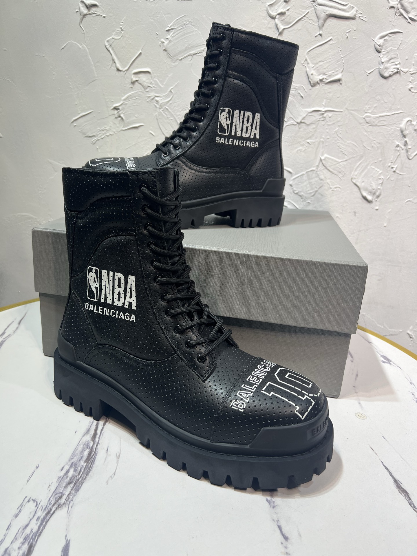 New Balance Male Boots Cow Leather Black M-l-s