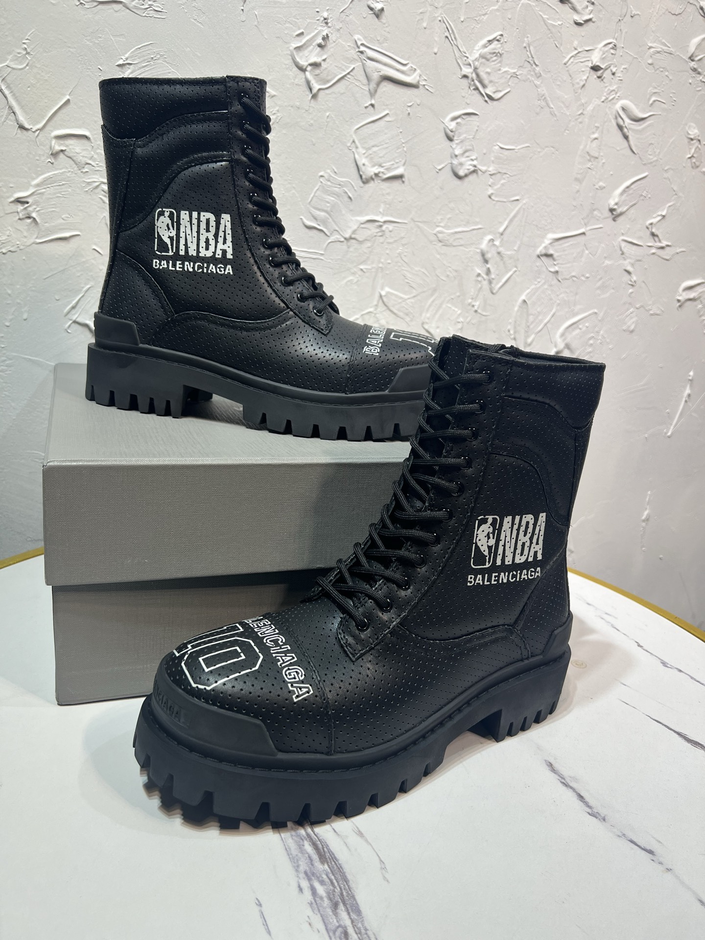 New Balance Male Boots Cow Leather Black M-l-s