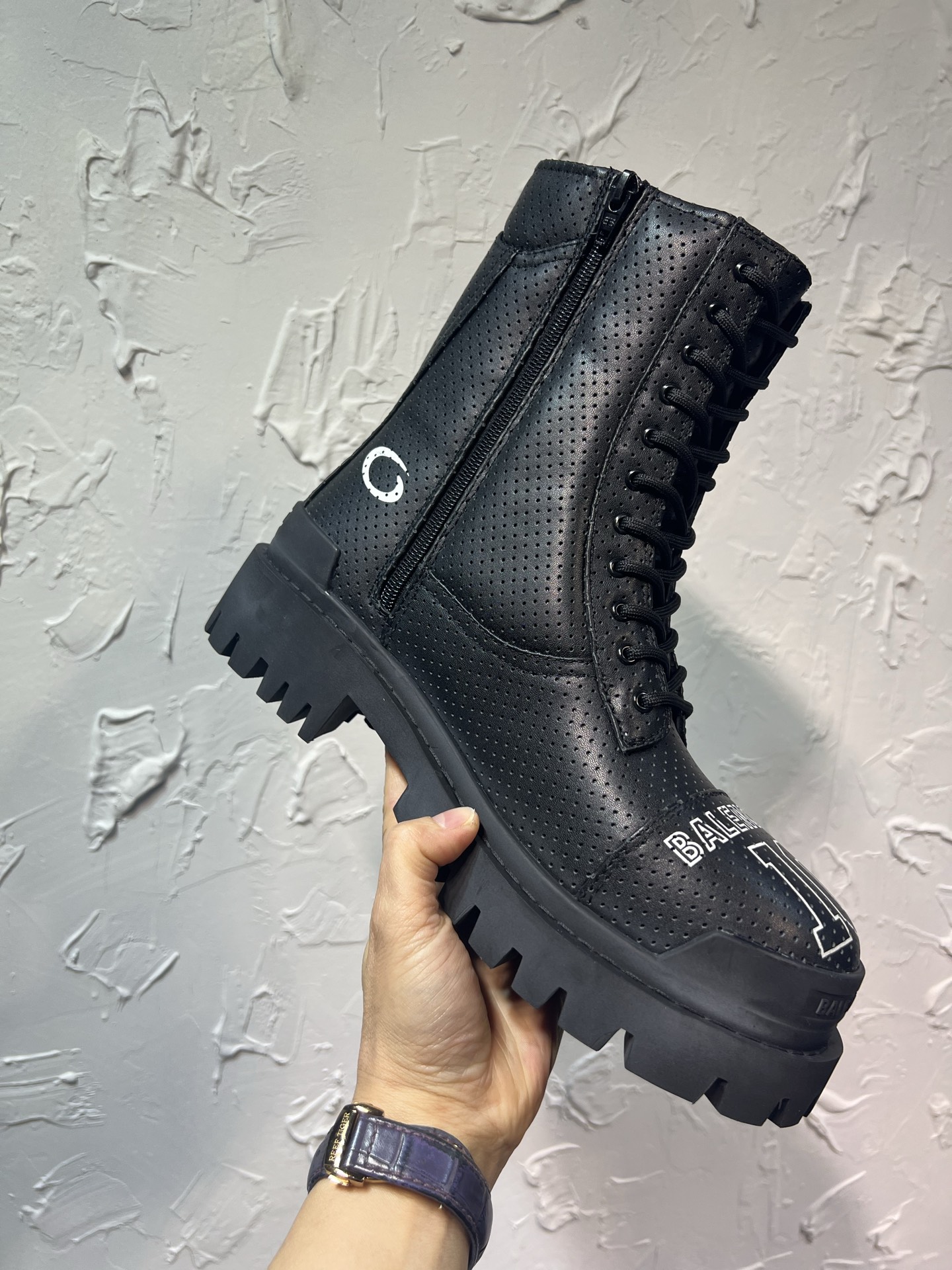 New Balance Male Boots Cow Leather Black M-l-s