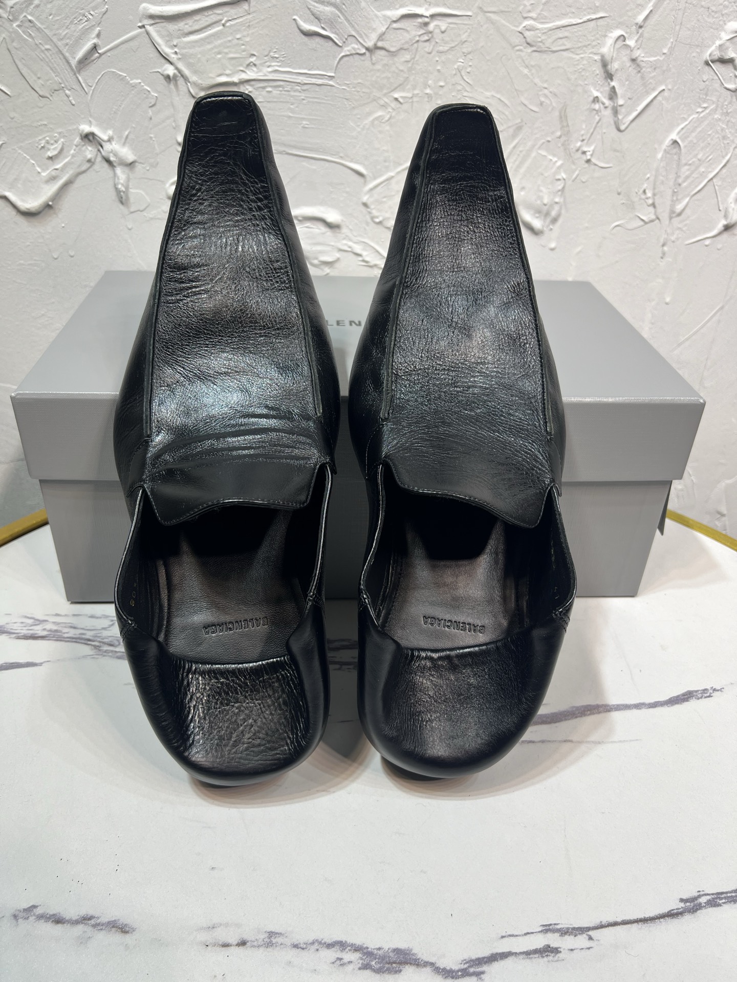 Adidas Balenciaga Loafers Real Leather 46-l-s