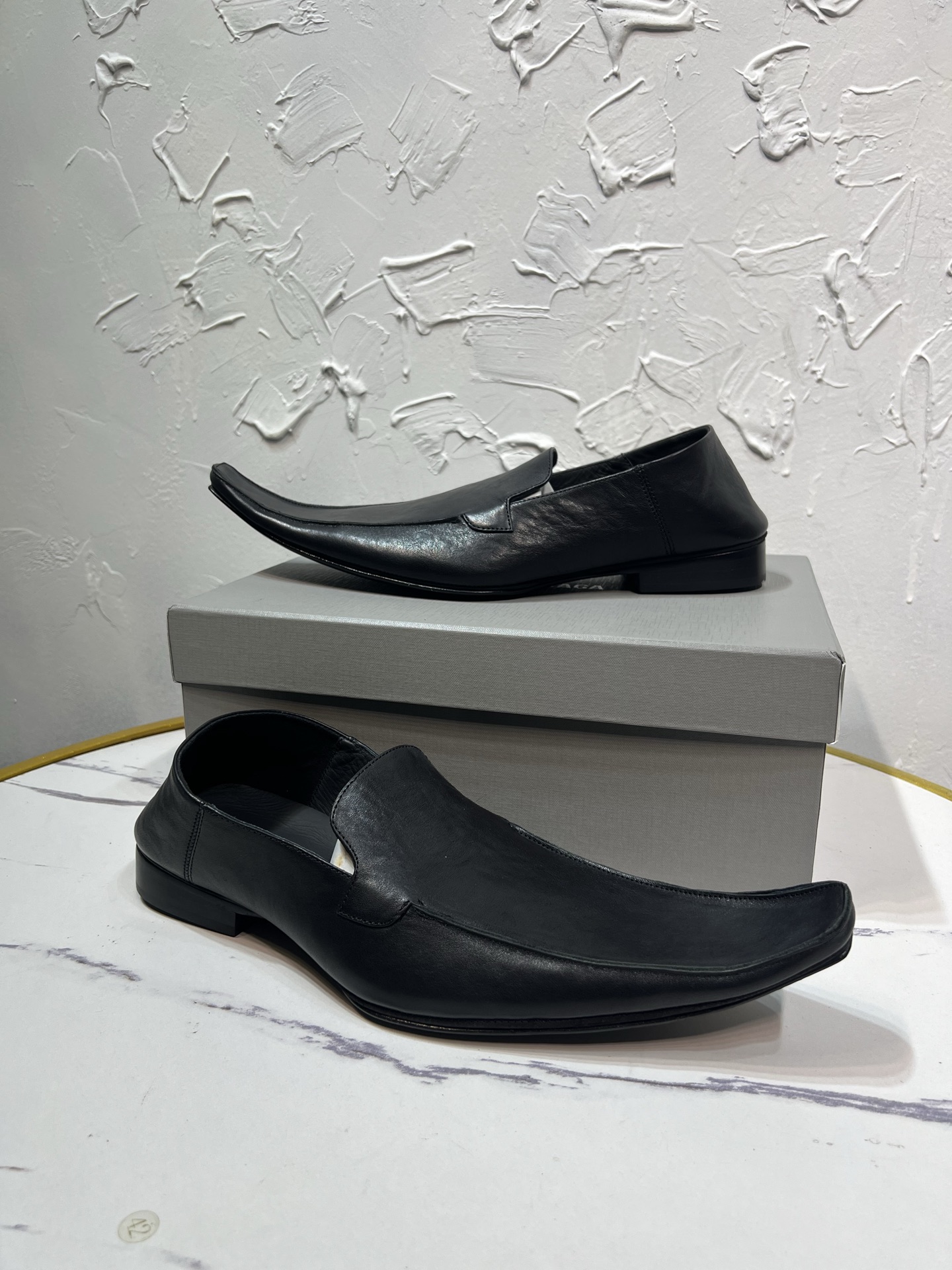 Adidas Balenciaga Loafers Real Leather 46-l-s