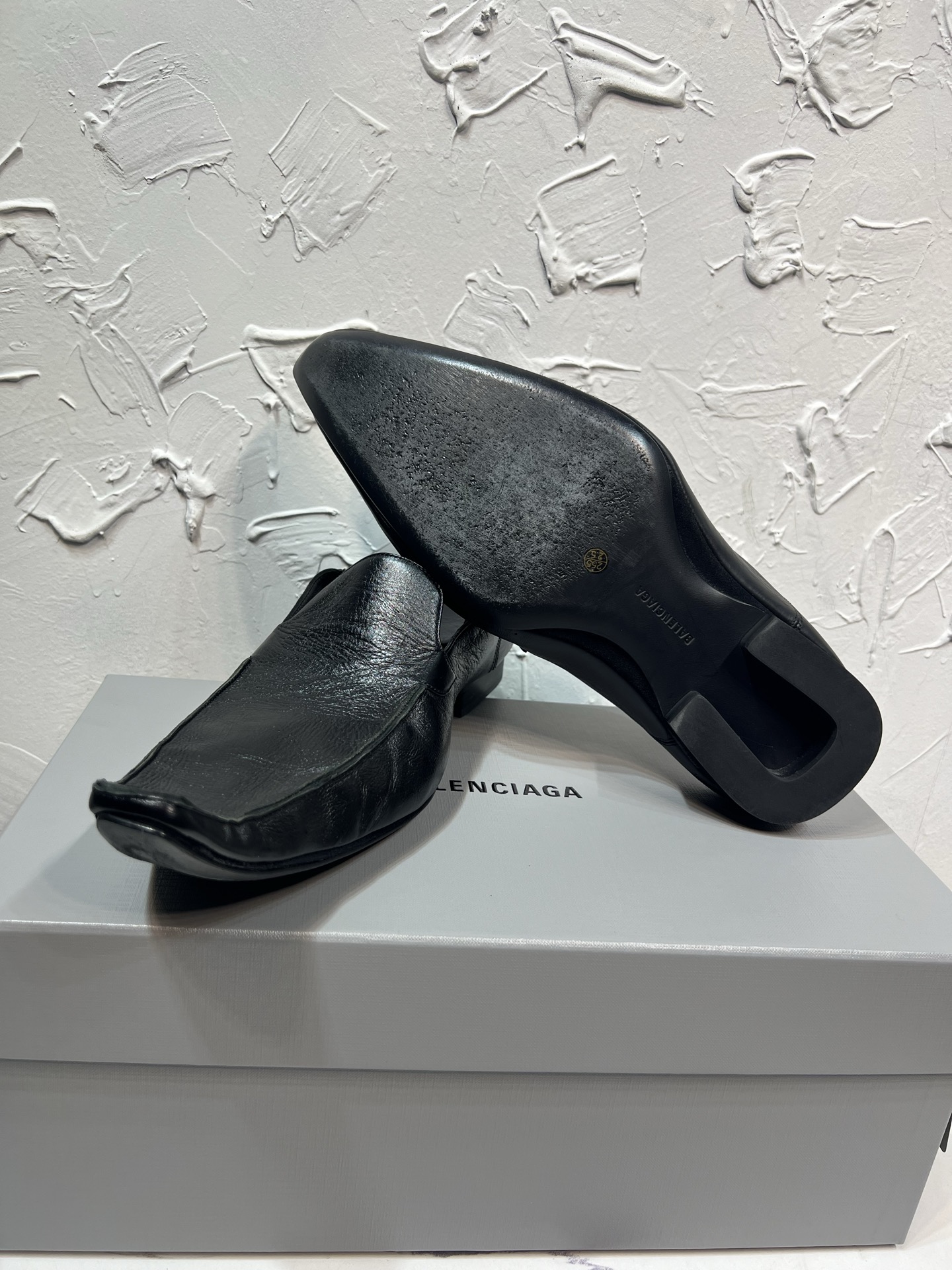 Adidas Balenciaga Loafers Real Leather 46-l-s