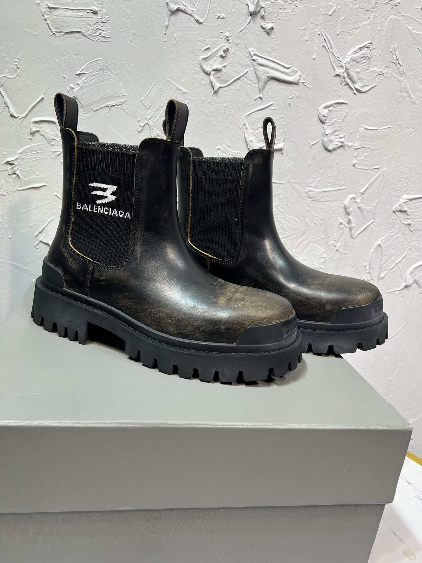 Male Boots Cow Leather 46-m-l-s