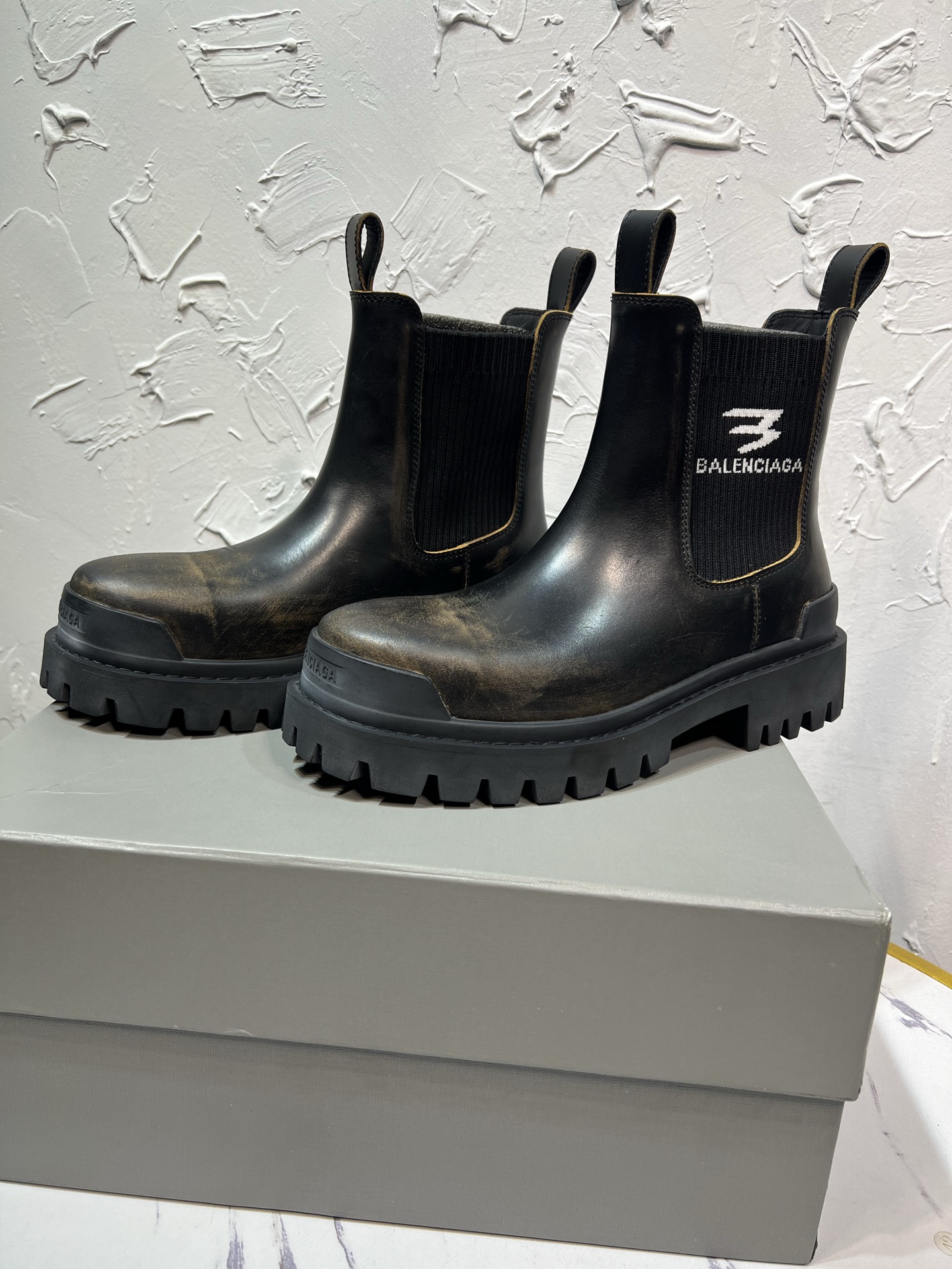 Male Boots Cow Leather 46-m-l-s