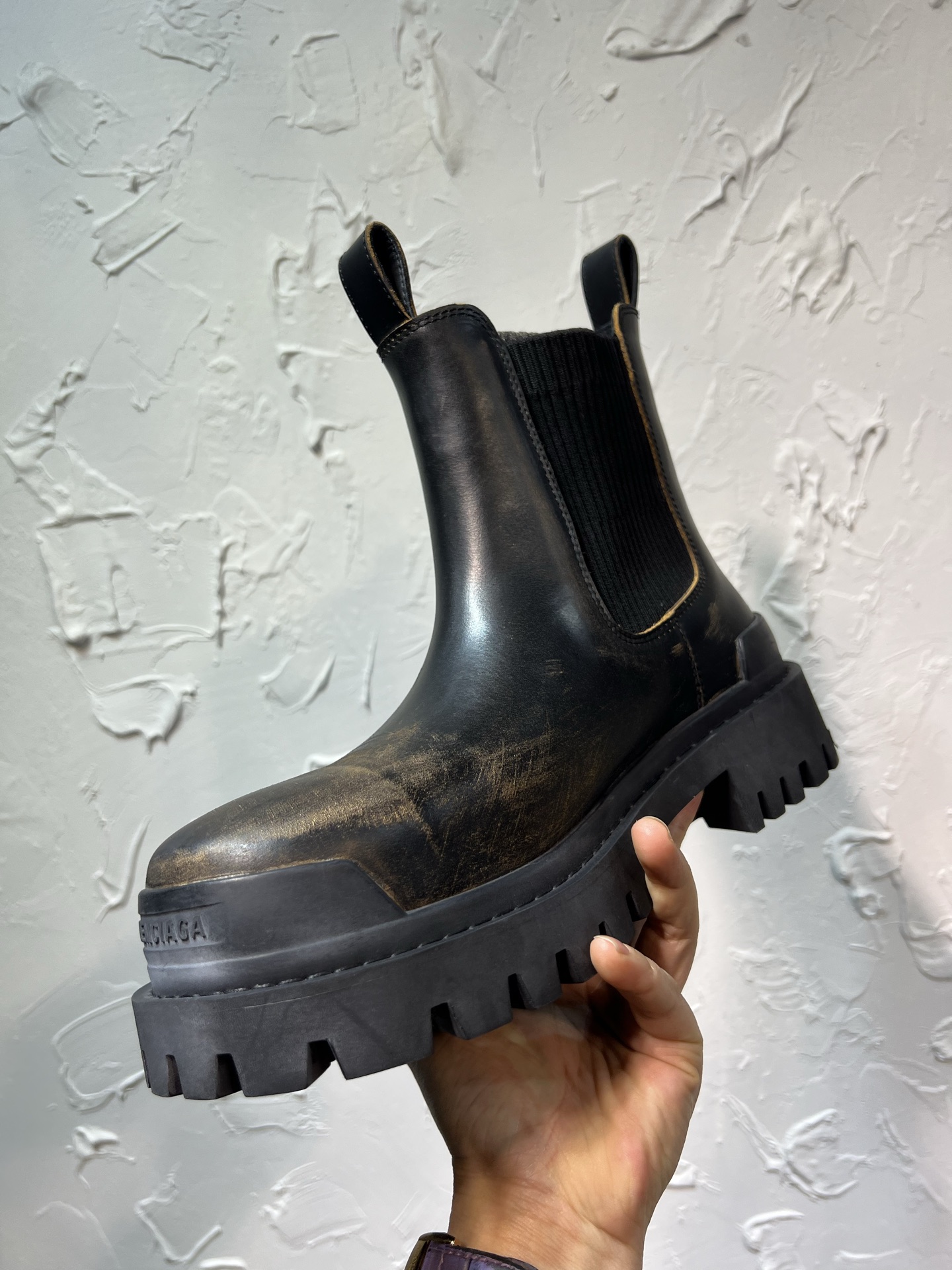 Male Boots Cow Leather 46-m-l-s