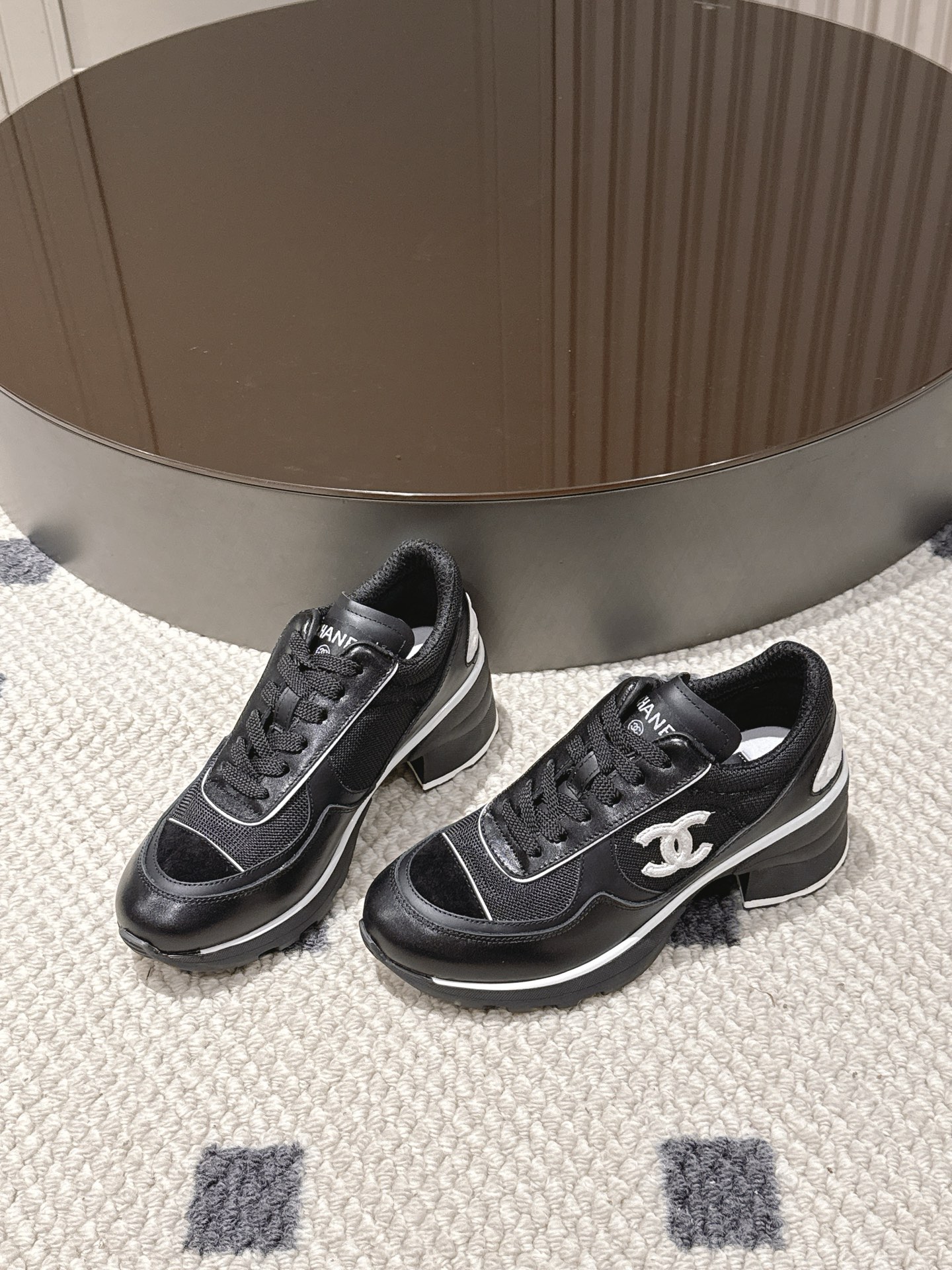 Chanel Female Sneakers Pink L