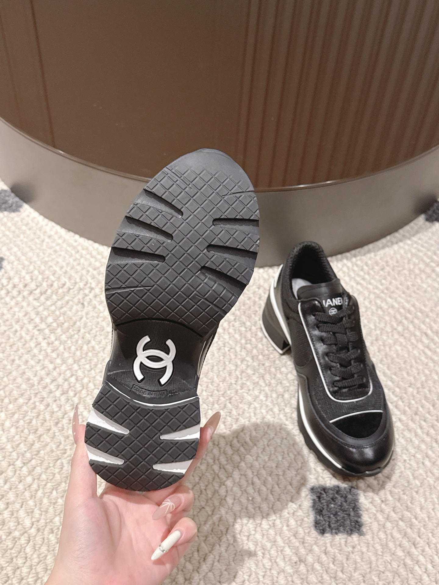 Chanel Female Sneakers Pink L