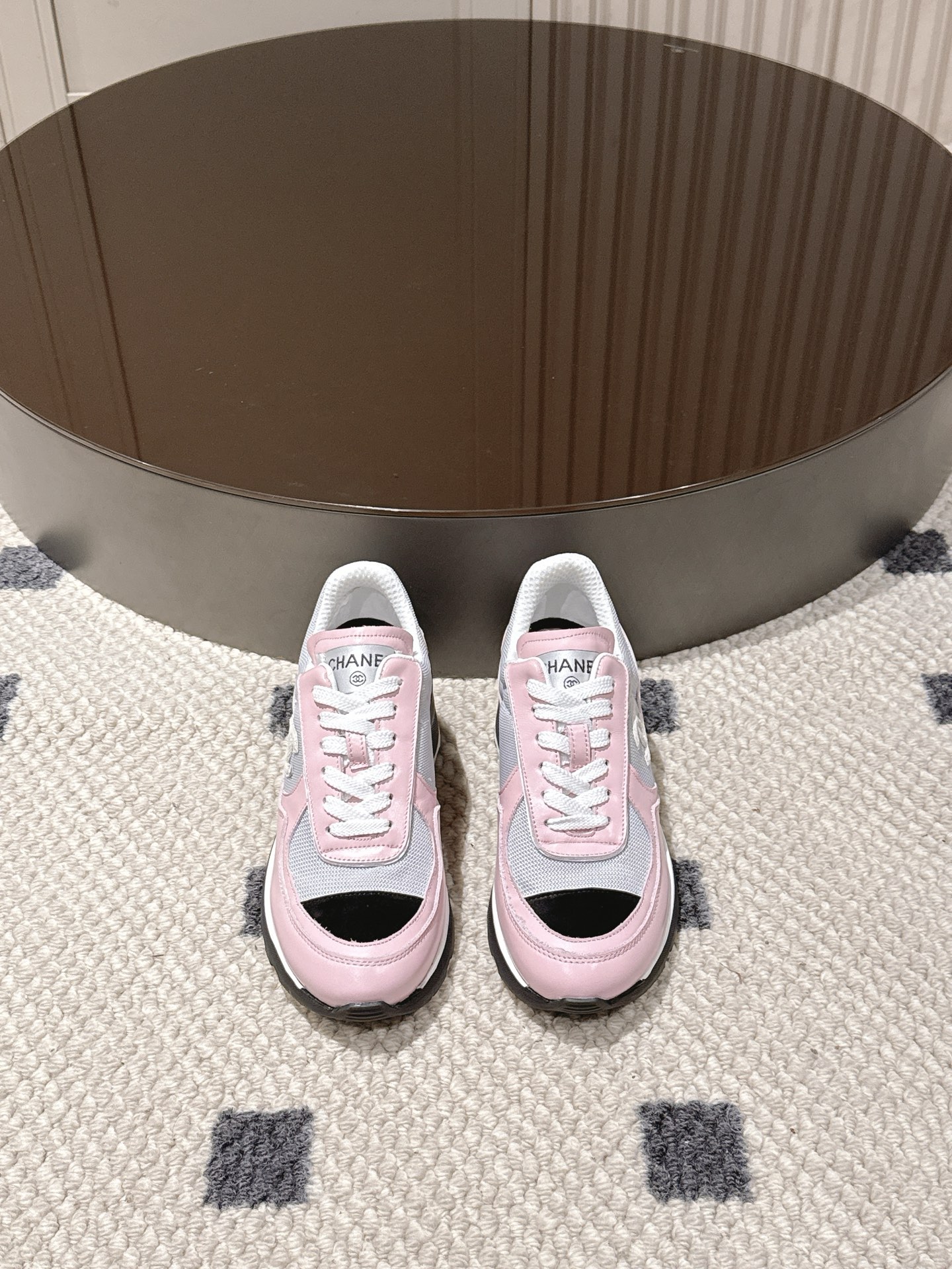 Chanel Female Sneakers Pink L