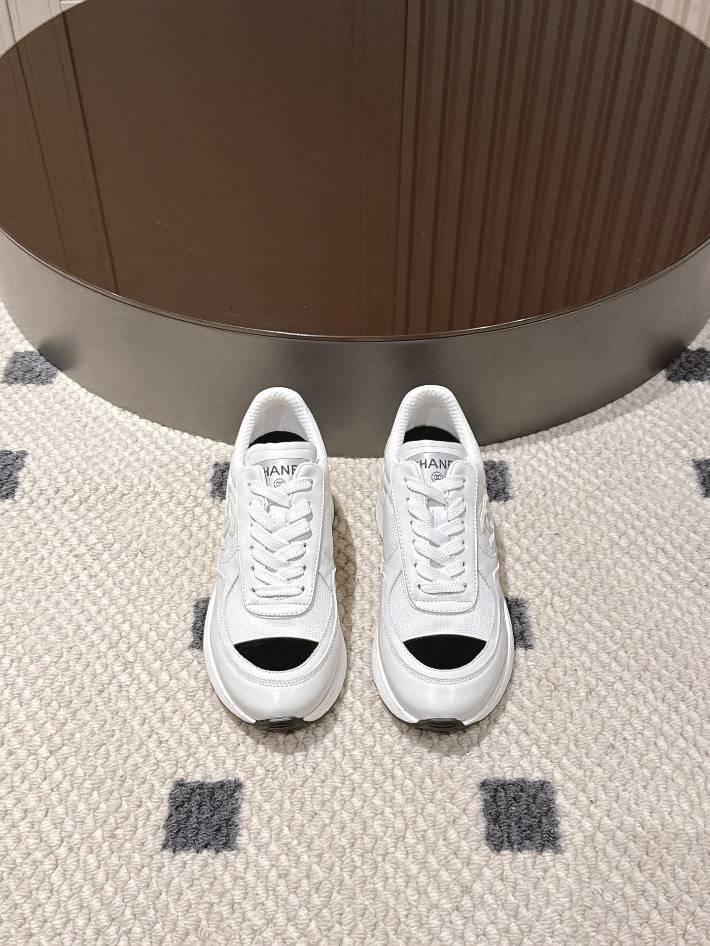 Chanel Female Sneakers Pink L