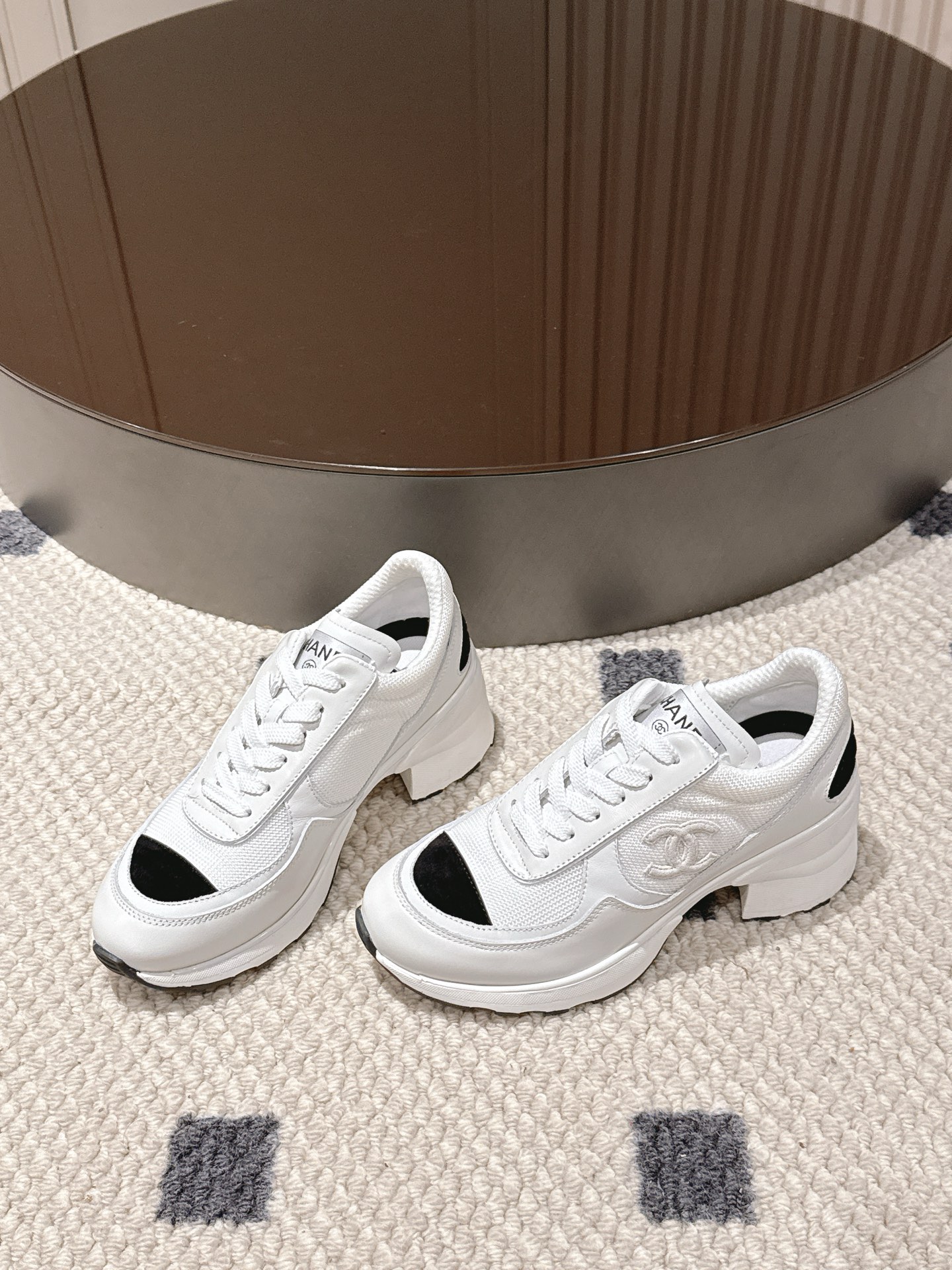 Chanel Female Sneakers Pink L