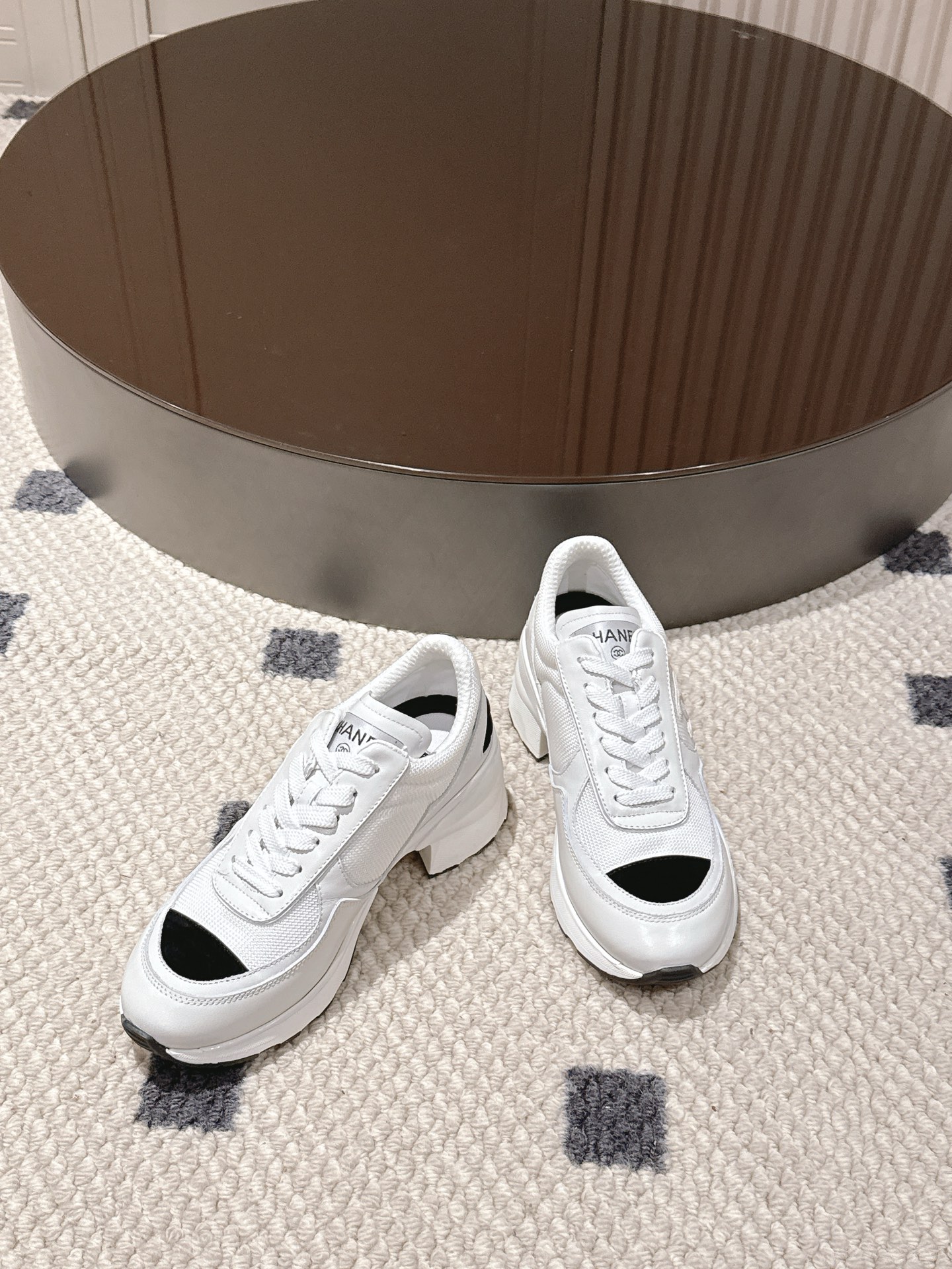 Chanel Female Sneakers Pink L