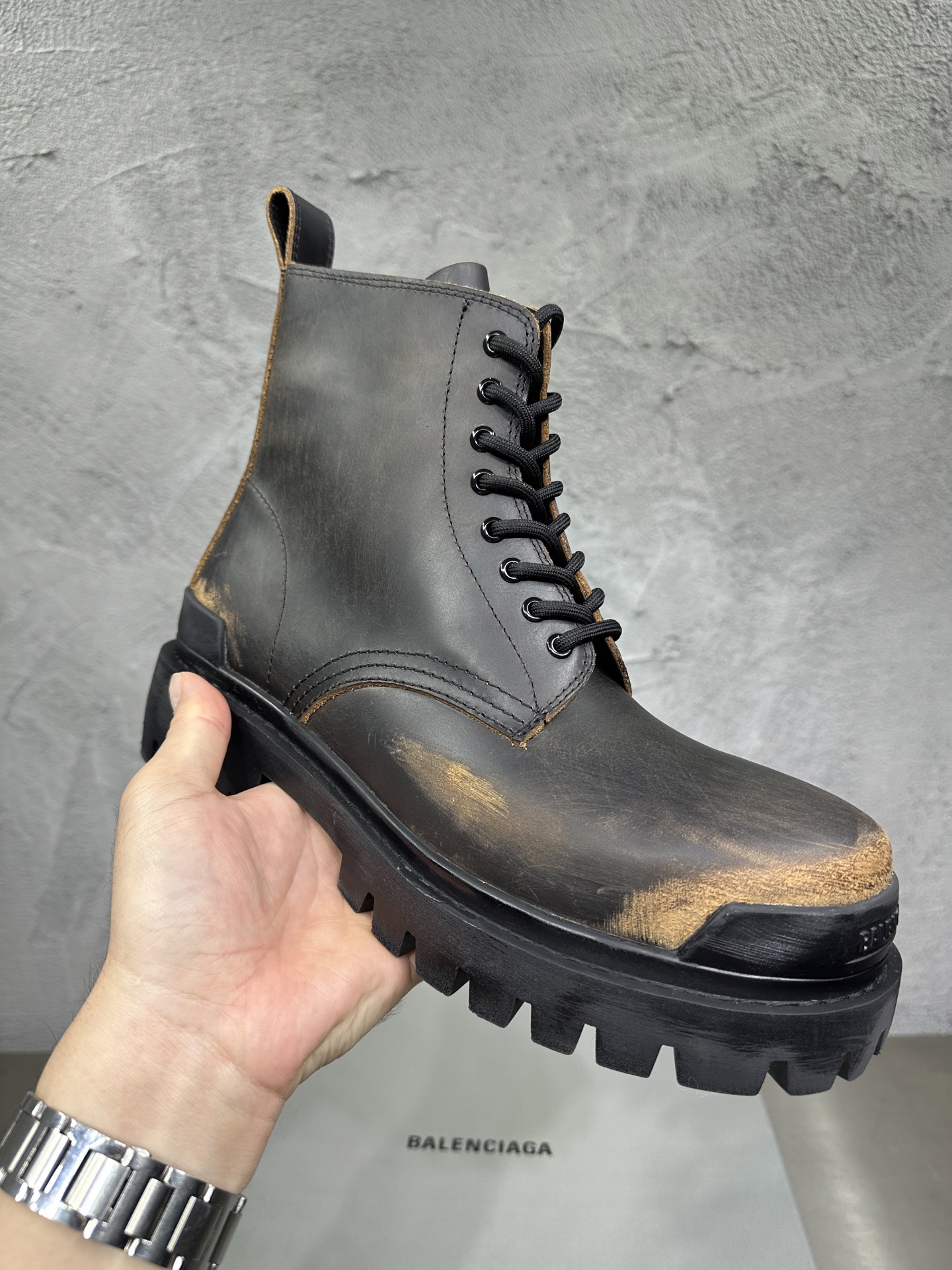 Male Boots Cow Leather 46-l