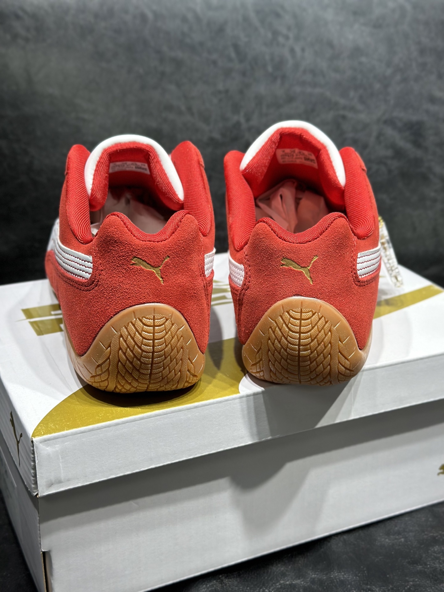 Male Board Shoes Red L-s