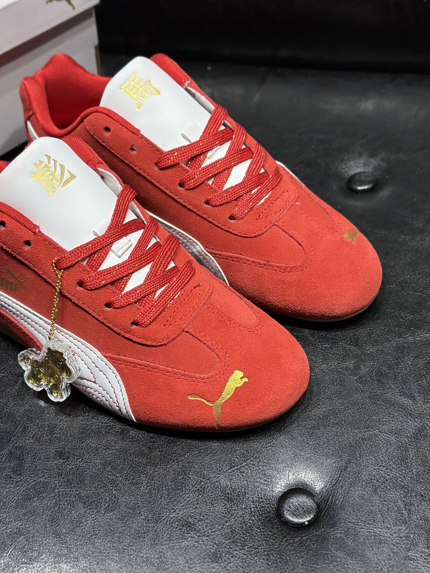 Male Board Shoes Red L-s