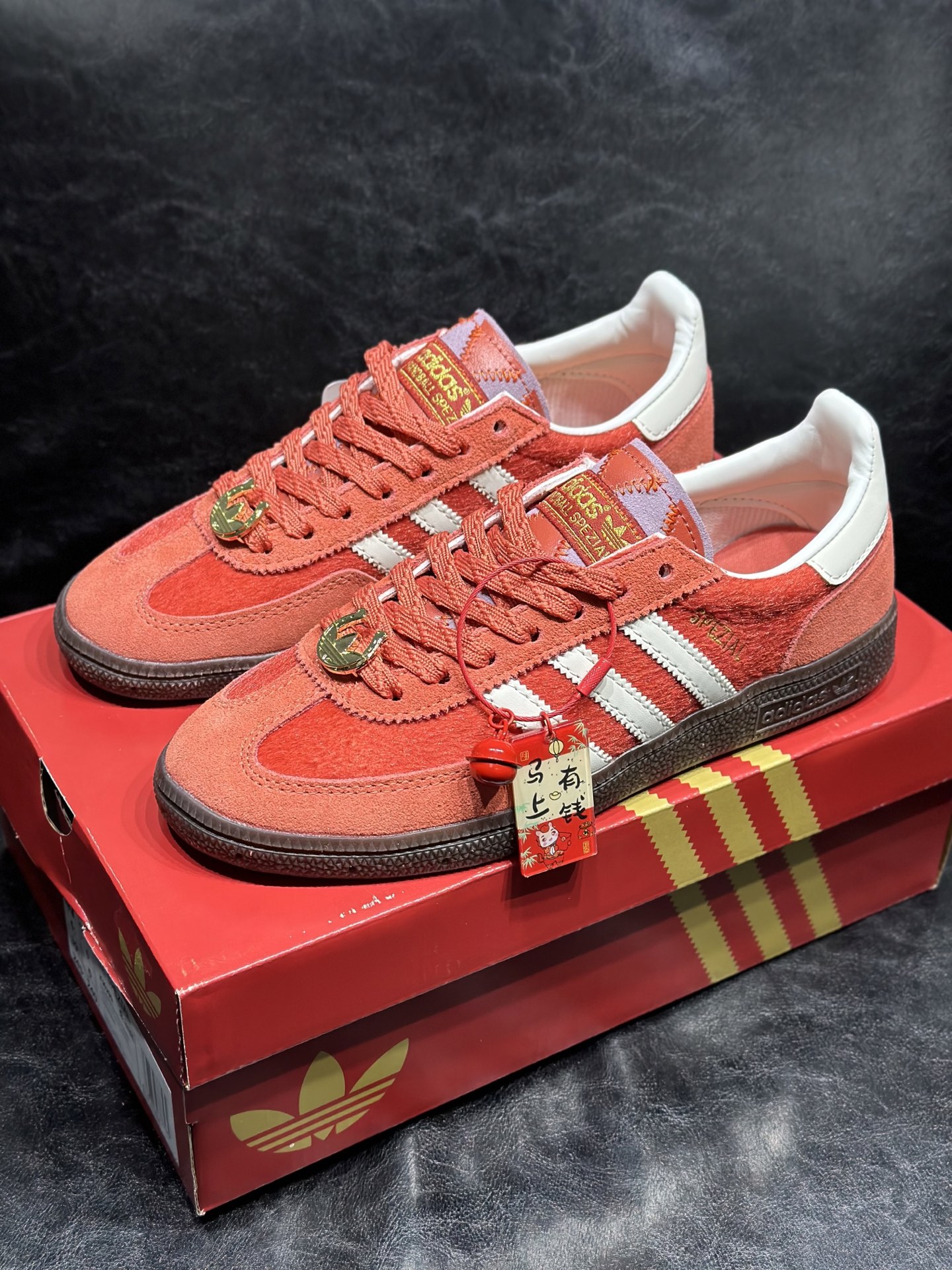 Male Board Shoes Red L-s