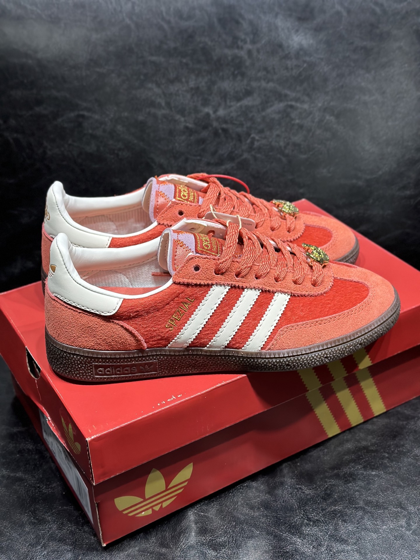 Male Board Shoes Red L-s