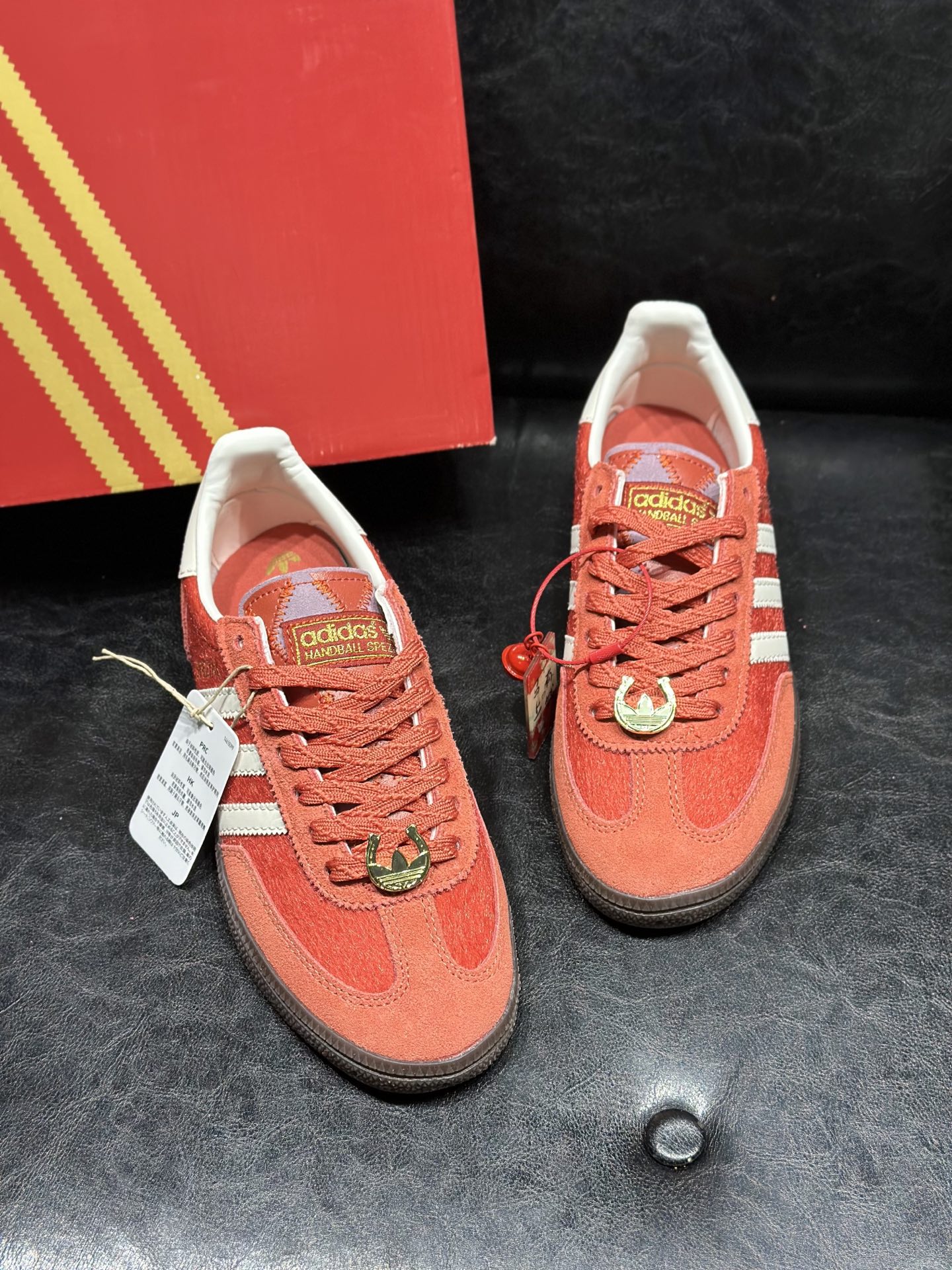 Male Board Shoes Red L-s