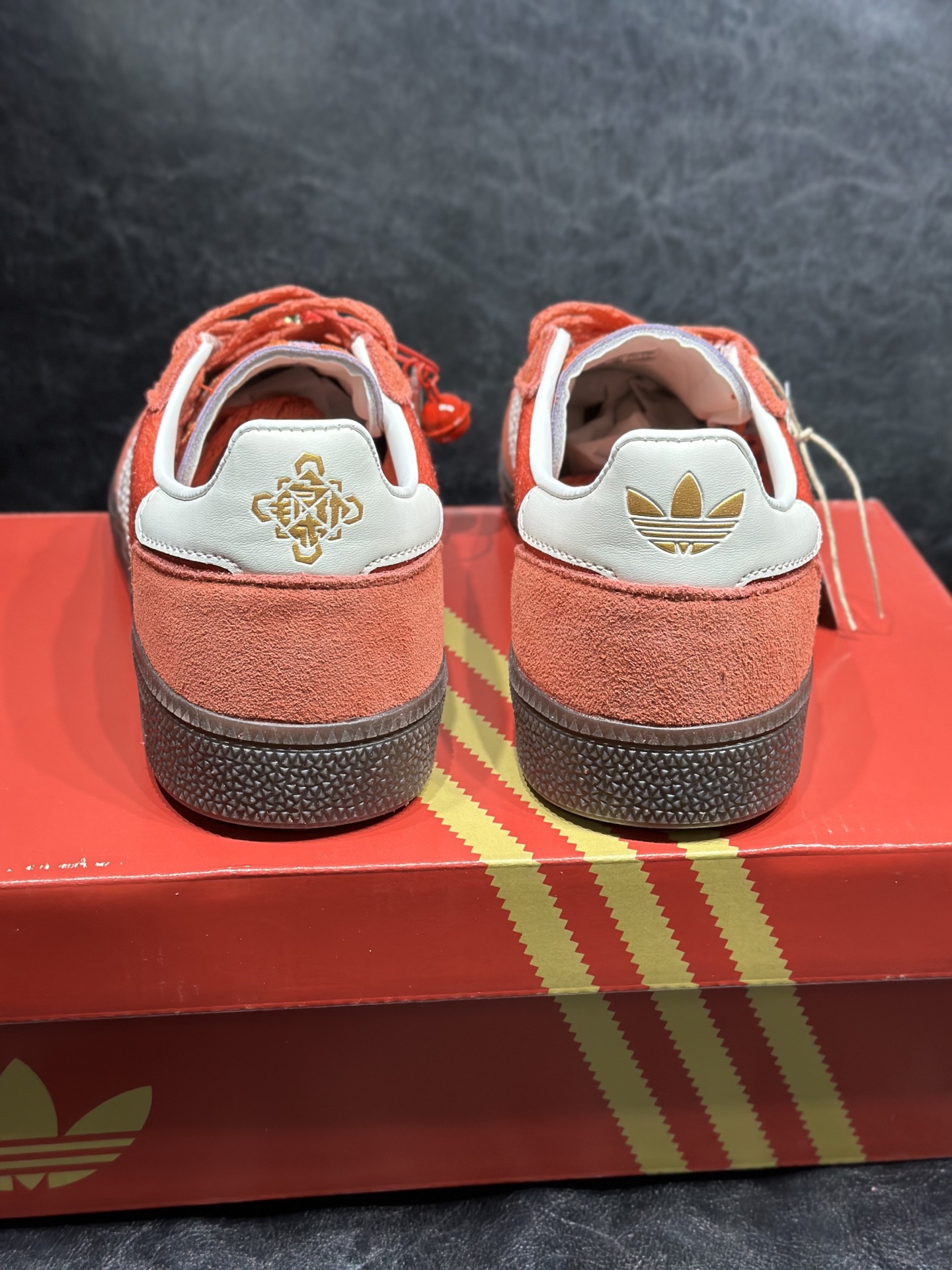 Male Board Shoes Red L-s