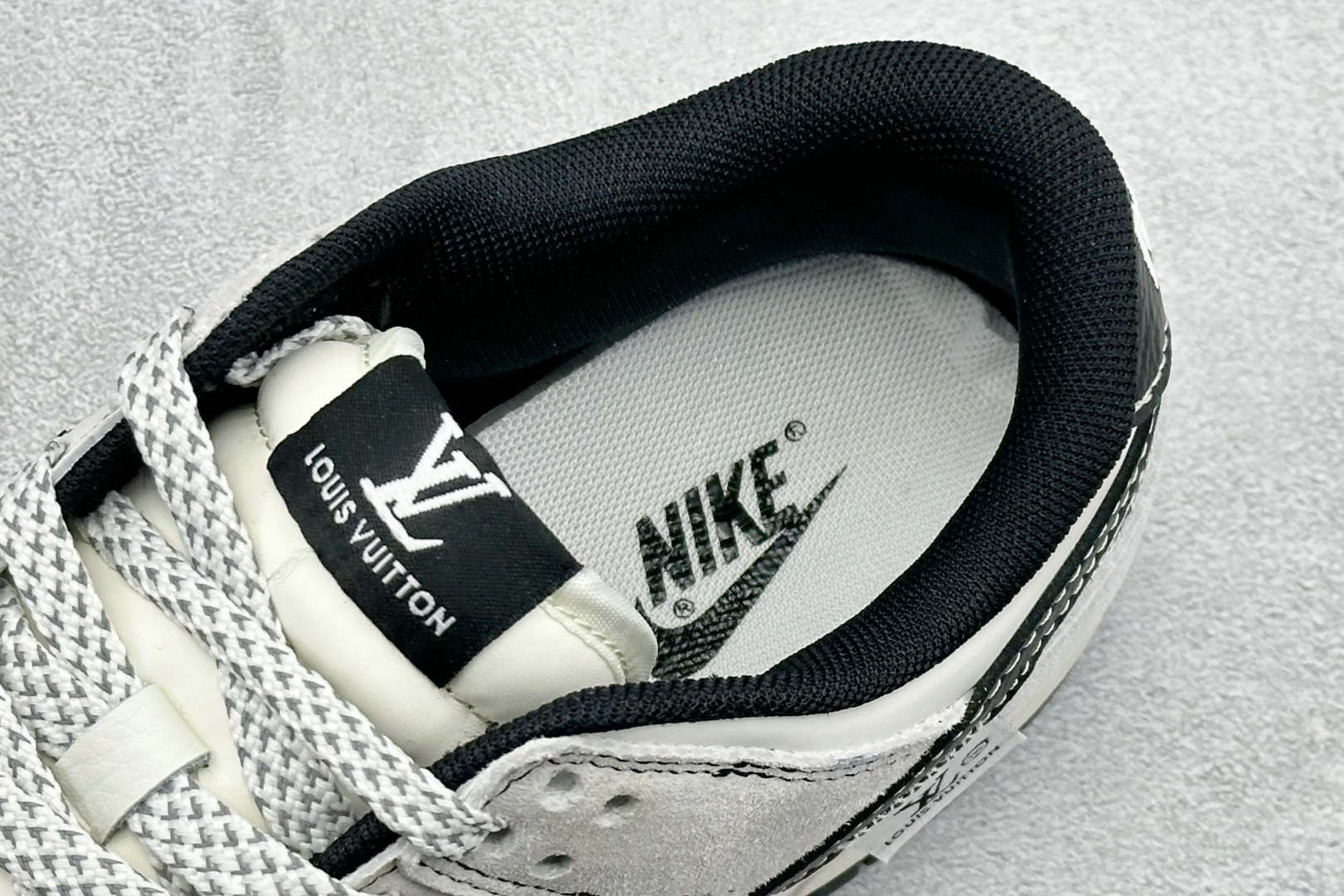 Louis Vuitton Nike Basic Shoes Black M-l-s