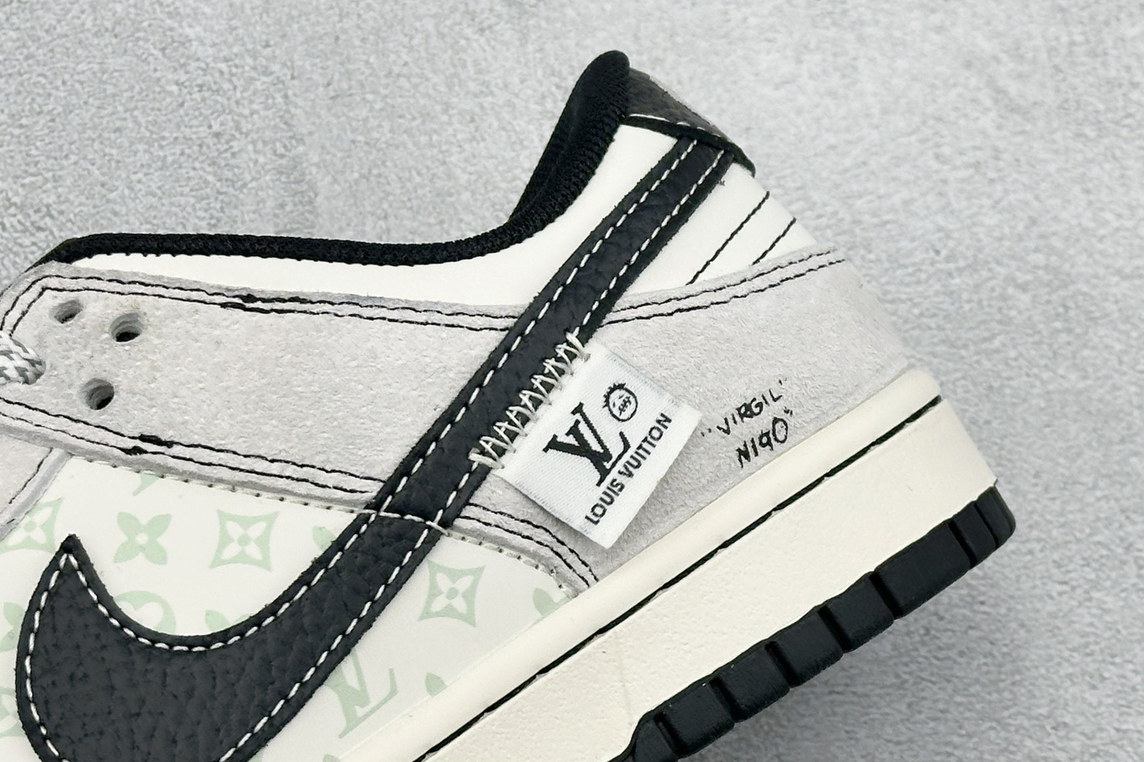 Louis Vuitton Nike Basic Shoes Black M-l-s