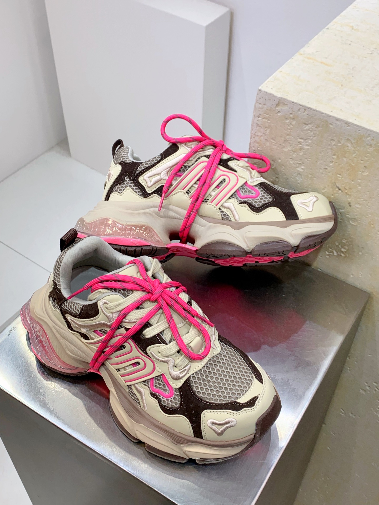 Female Basic Shoes Pink Lightweight M-l