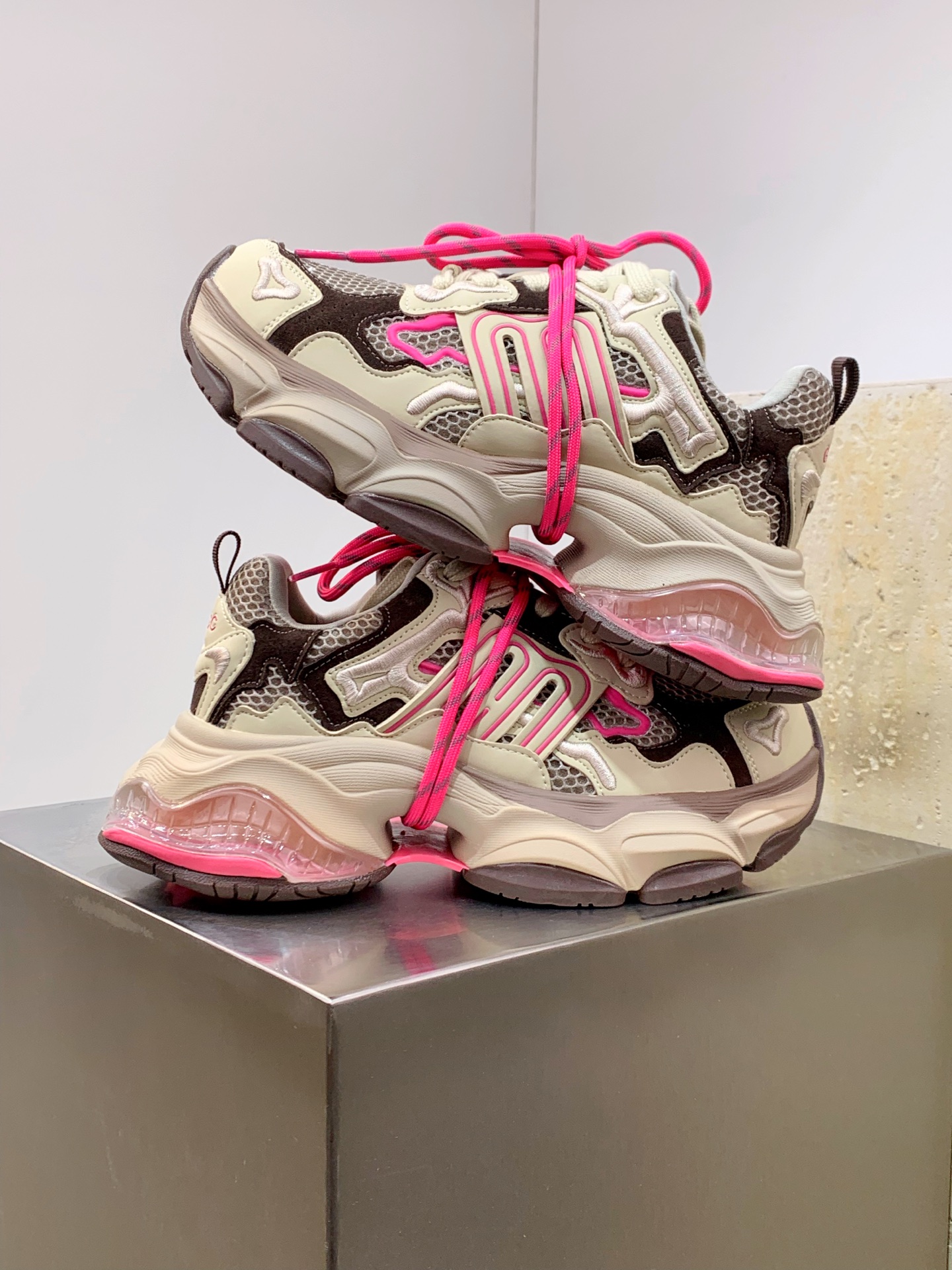 Female Basic Shoes Pink Lightweight M-l