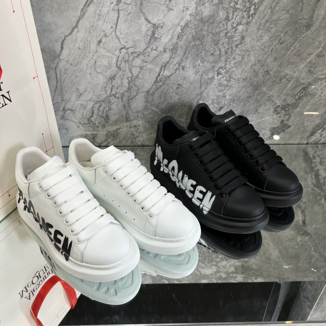 Alexander Mcqueen Male Basic Shoes White M-l-s