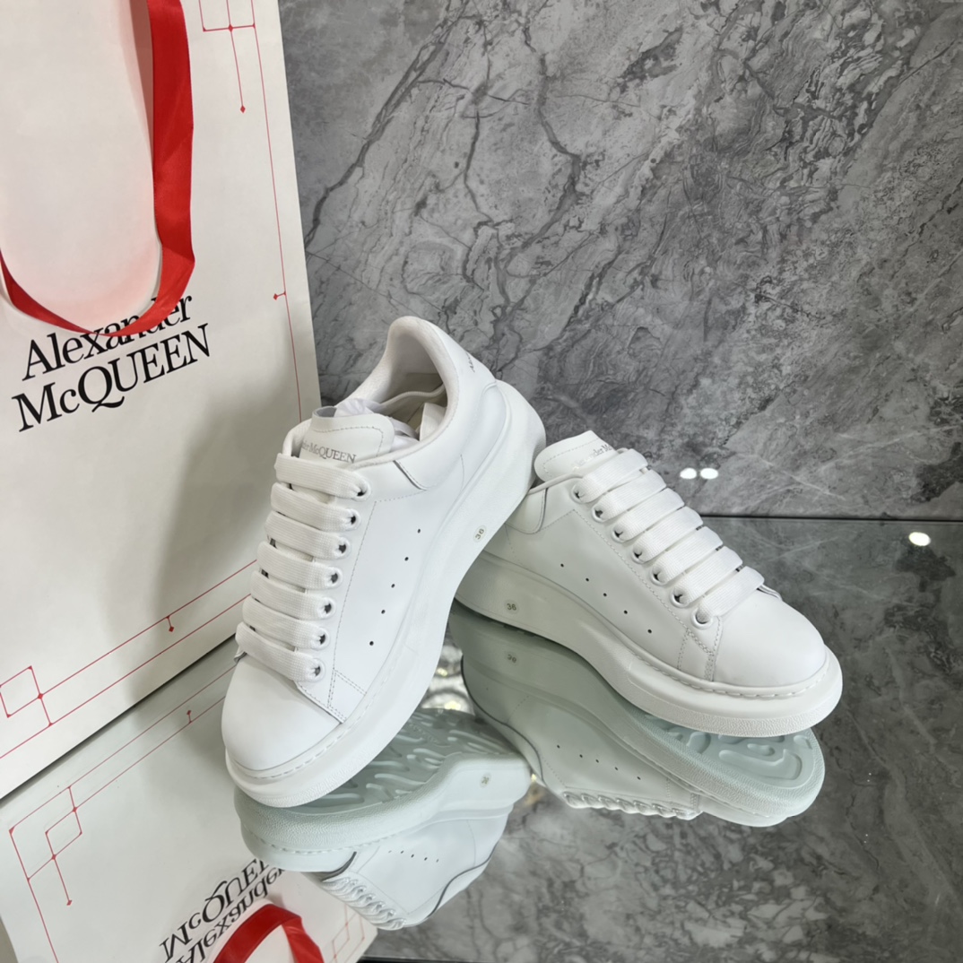 Alexander Mcqueen Male Basic Shoes White M-l-s