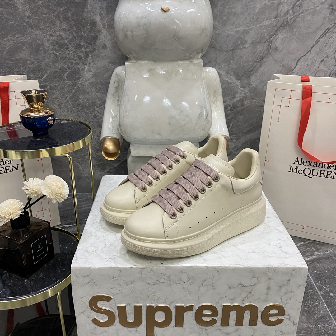 Alexander Mcqueen Male Basic Shoes White M-l-s