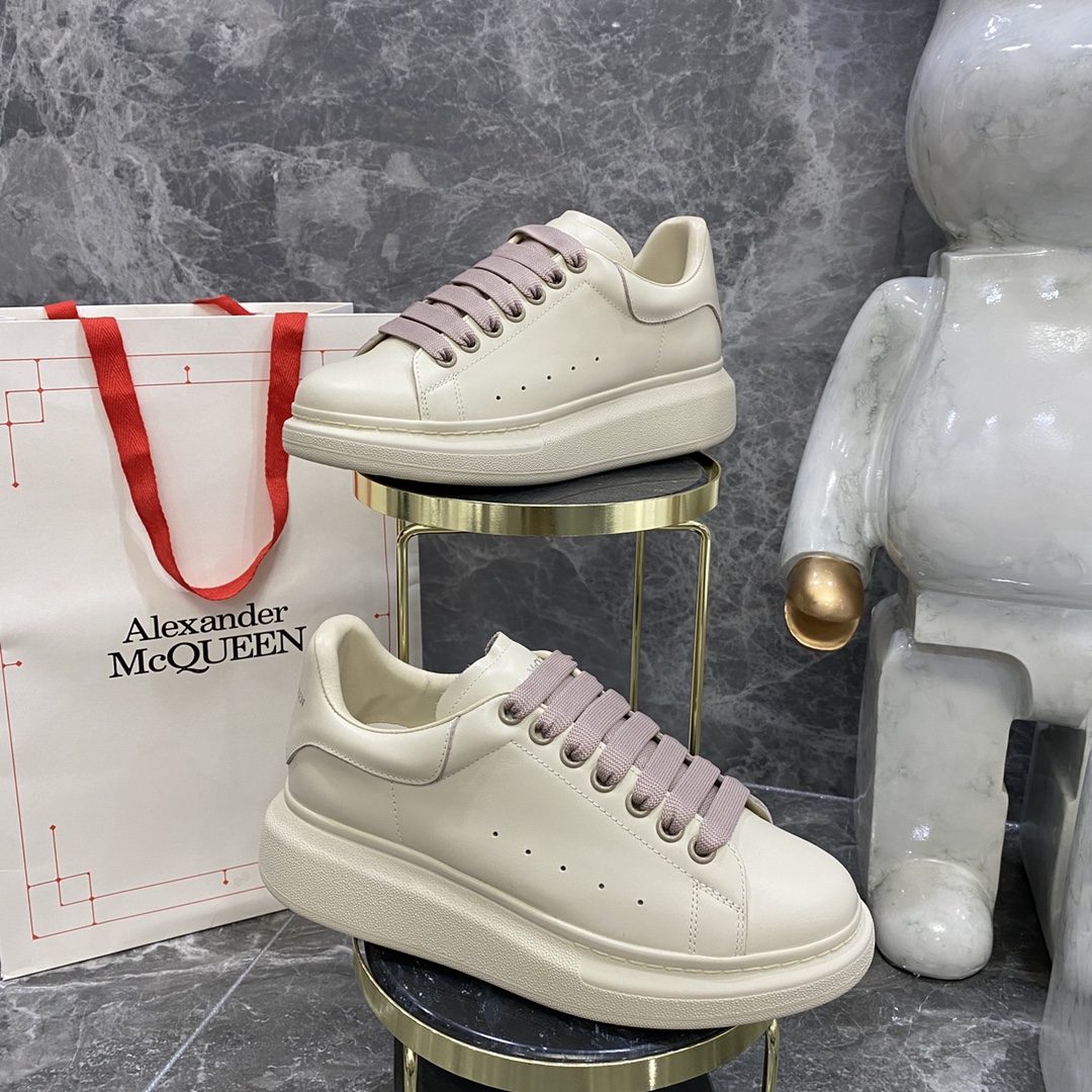 Alexander Mcqueen Male Basic Shoes White M-l-s