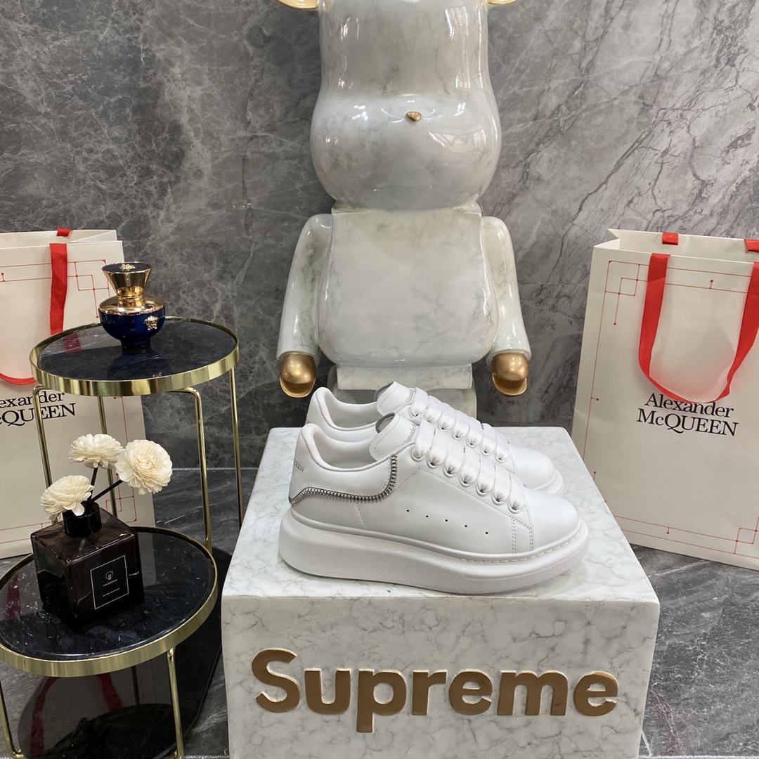 Alexander Mcqueen Male Basic Shoes White M-l-s