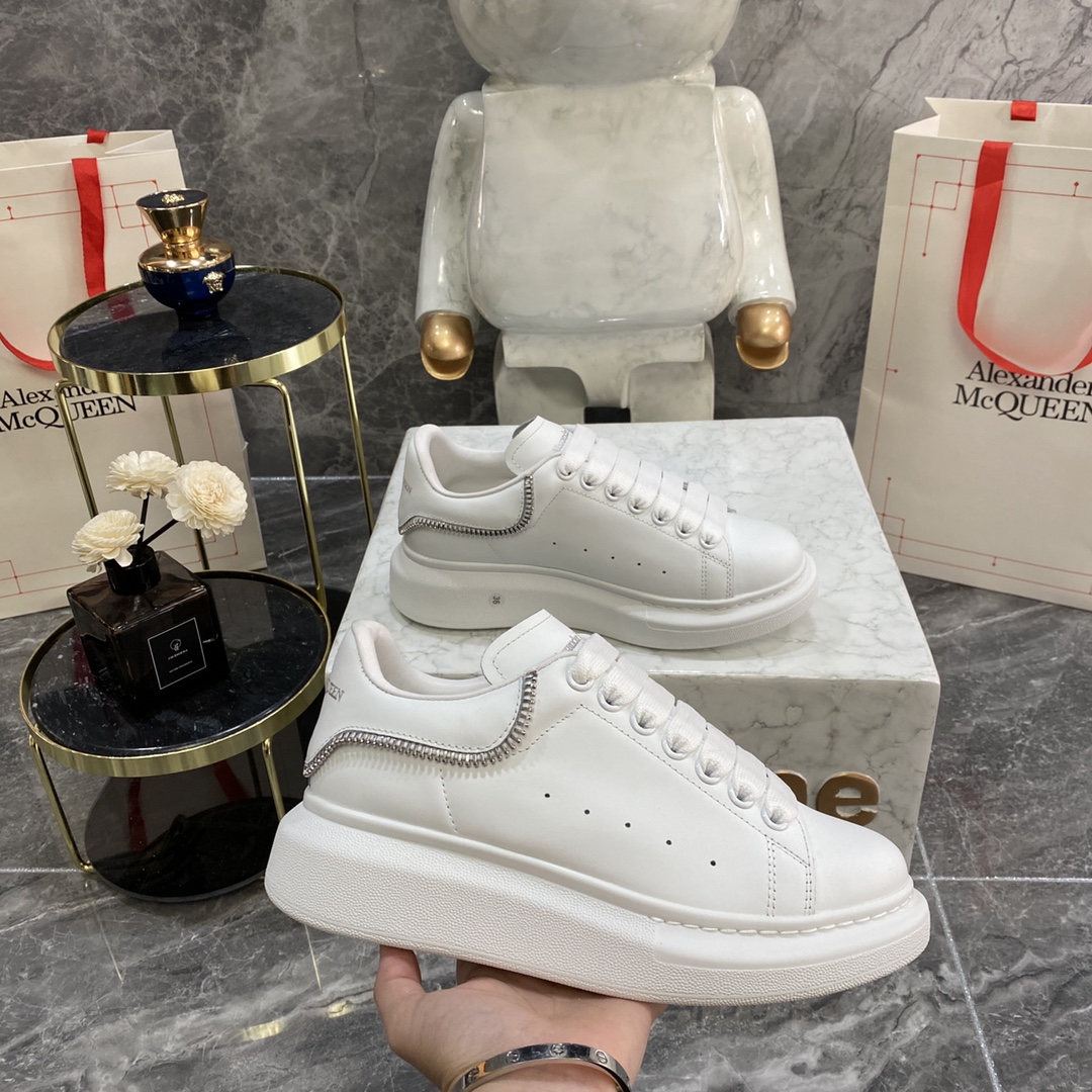 Alexander Mcqueen Male Basic Shoes White M-l-s