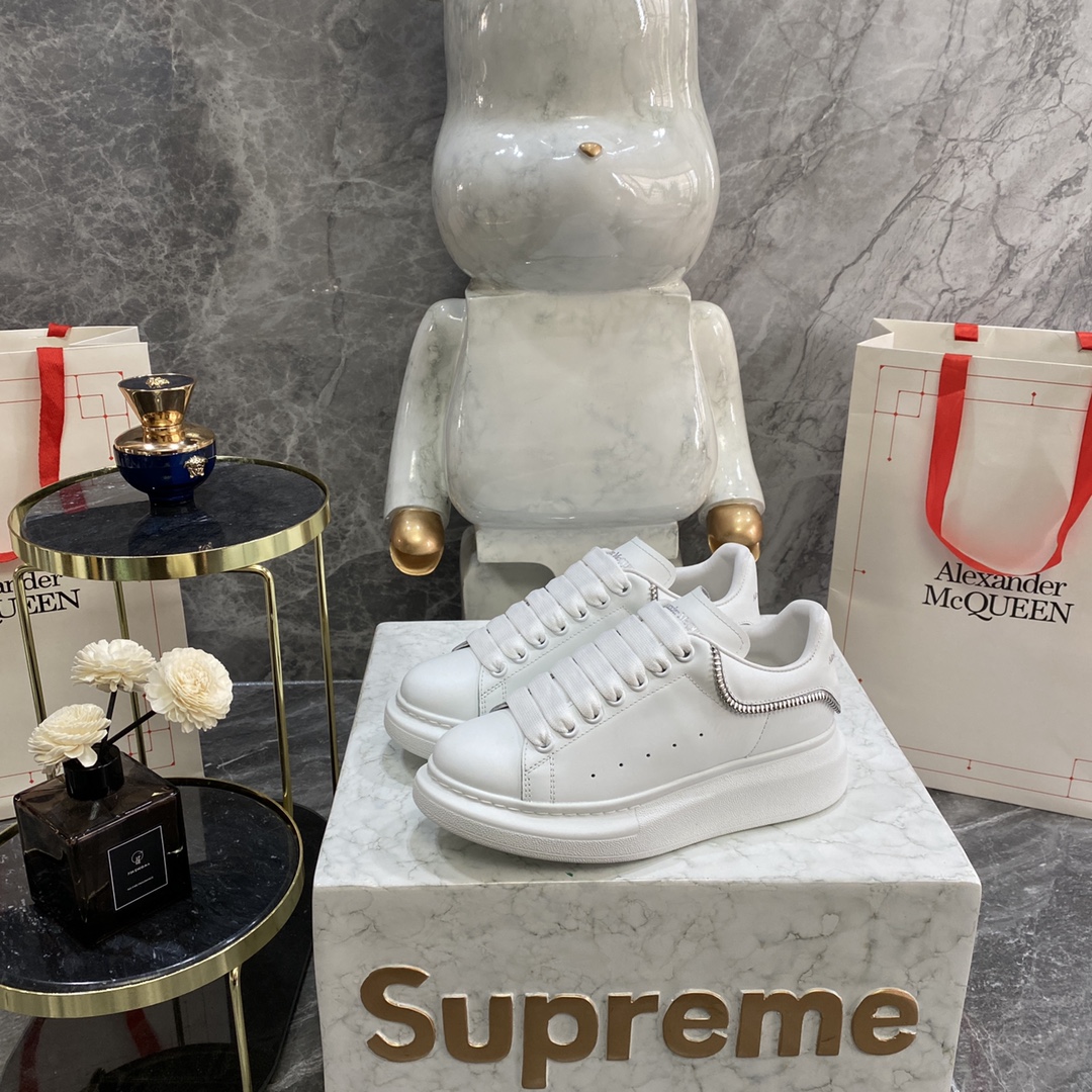 Alexander Mcqueen Male Basic Shoes White M-l-s